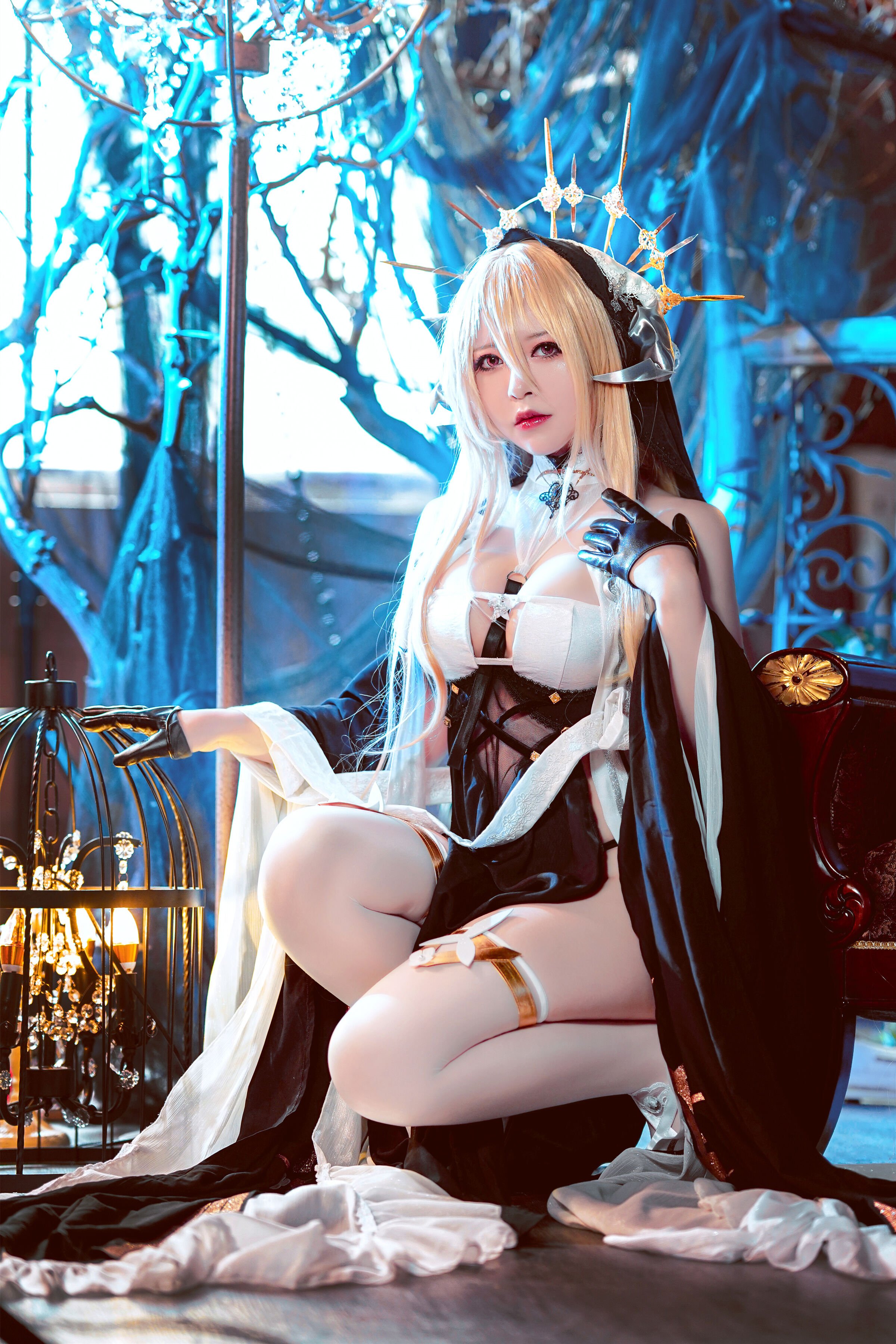 Đọc truyện hentai Tuyển tập Albums siêu phẩm Cosplay - Chap 287 - Half-Half-Child Implacable Nun