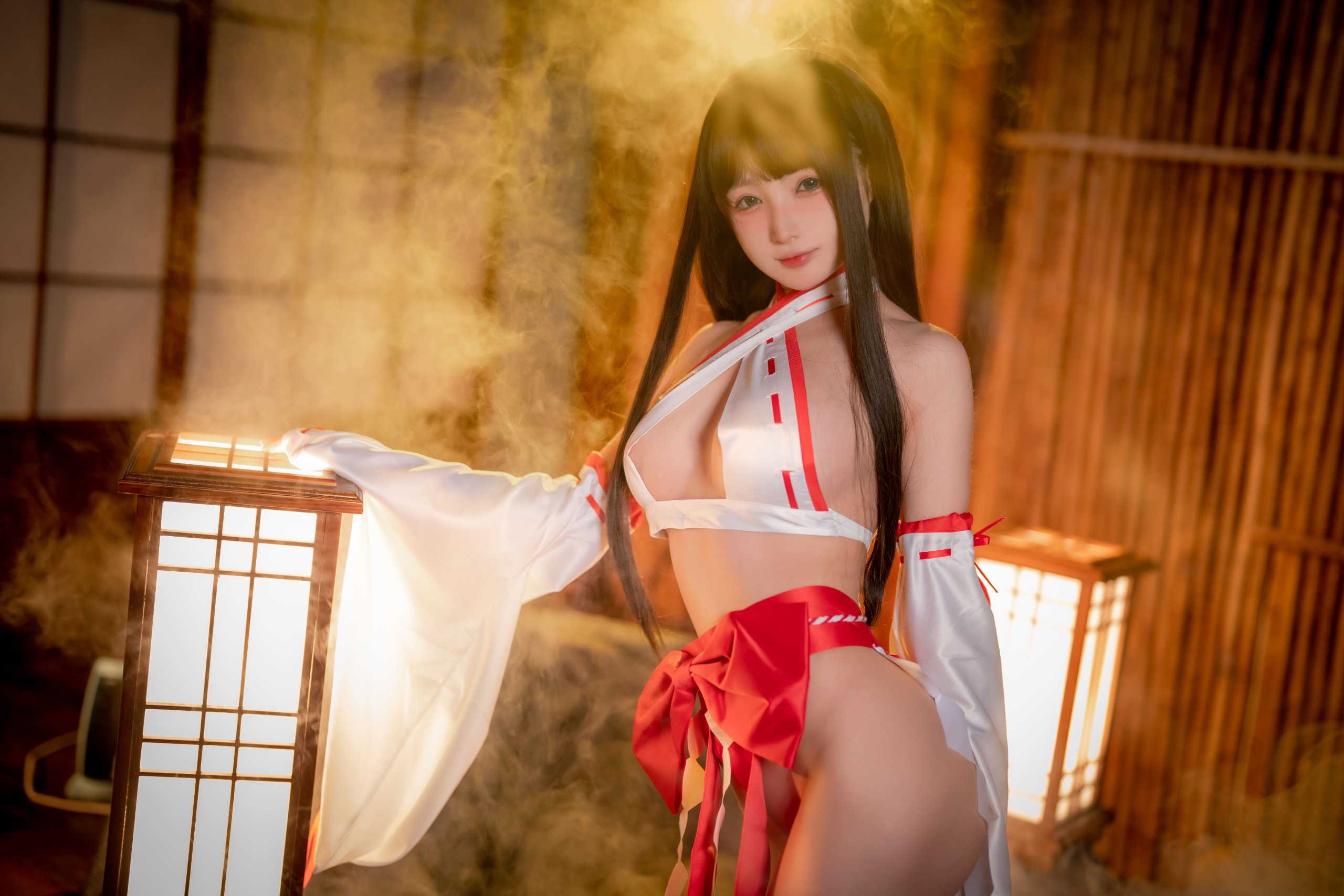 Đọc truyện hentai Tuyển tập Albums siêu phẩm Cosplay - Chap 648 - [Sakurai Ningning] Holy Miko