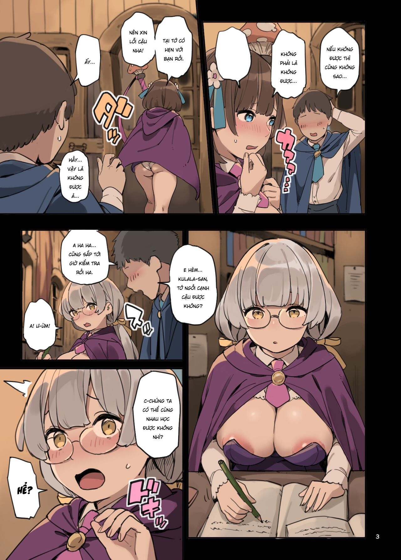 Đọc truyện hentai Học làm tình bằng ma pháp! - Chap 1