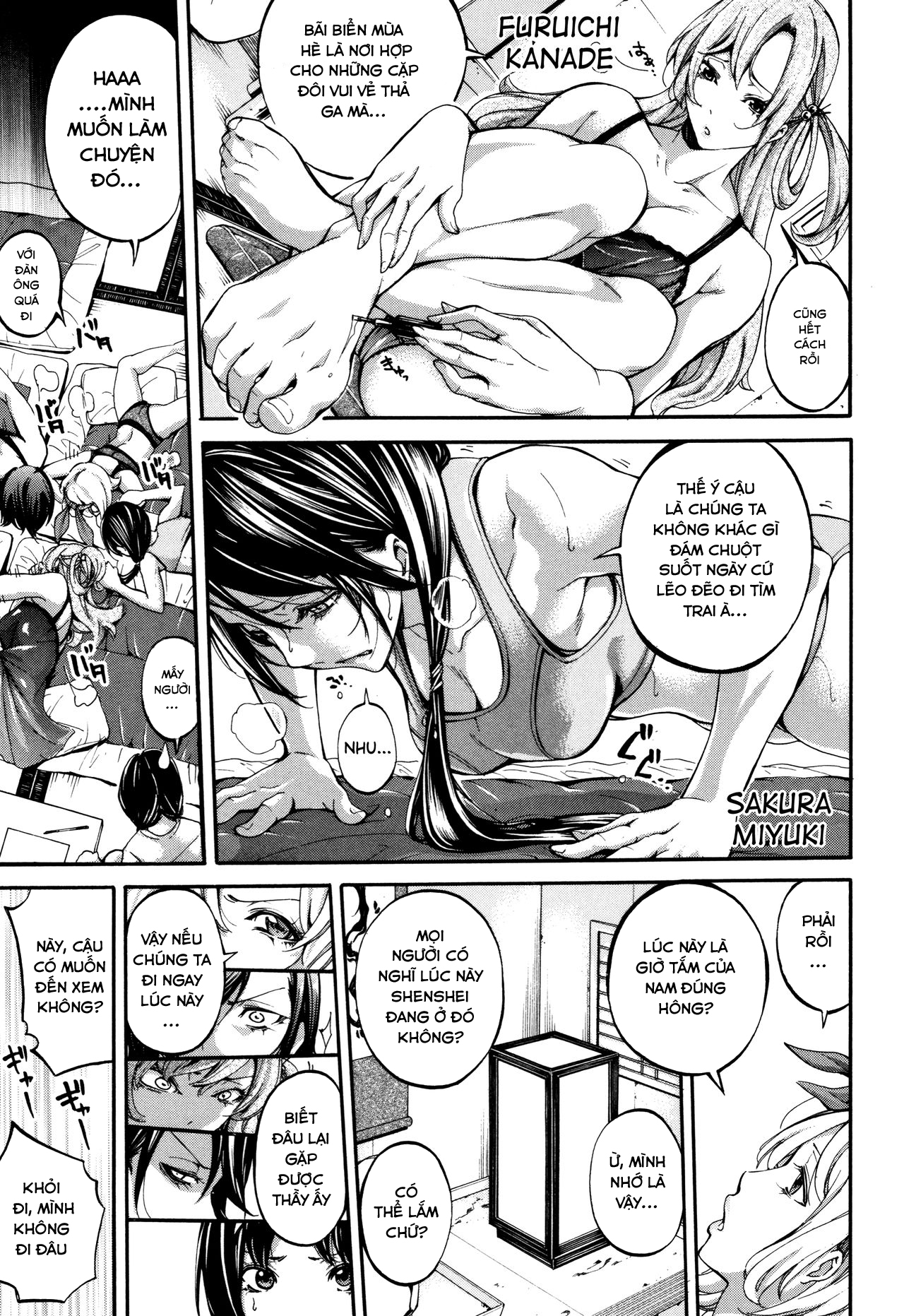 Đọc truyện hentai Bukatsu Shoujo Paradise ~ Asekkaki no Tenshi-tachi - Chap 3