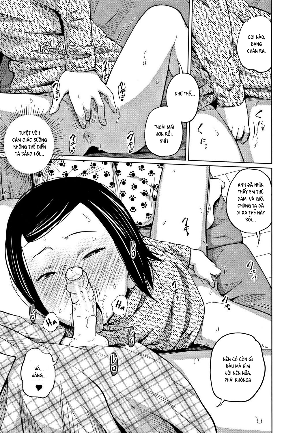 Đọc truyện hentai I'm home Watching!! - Oneshot