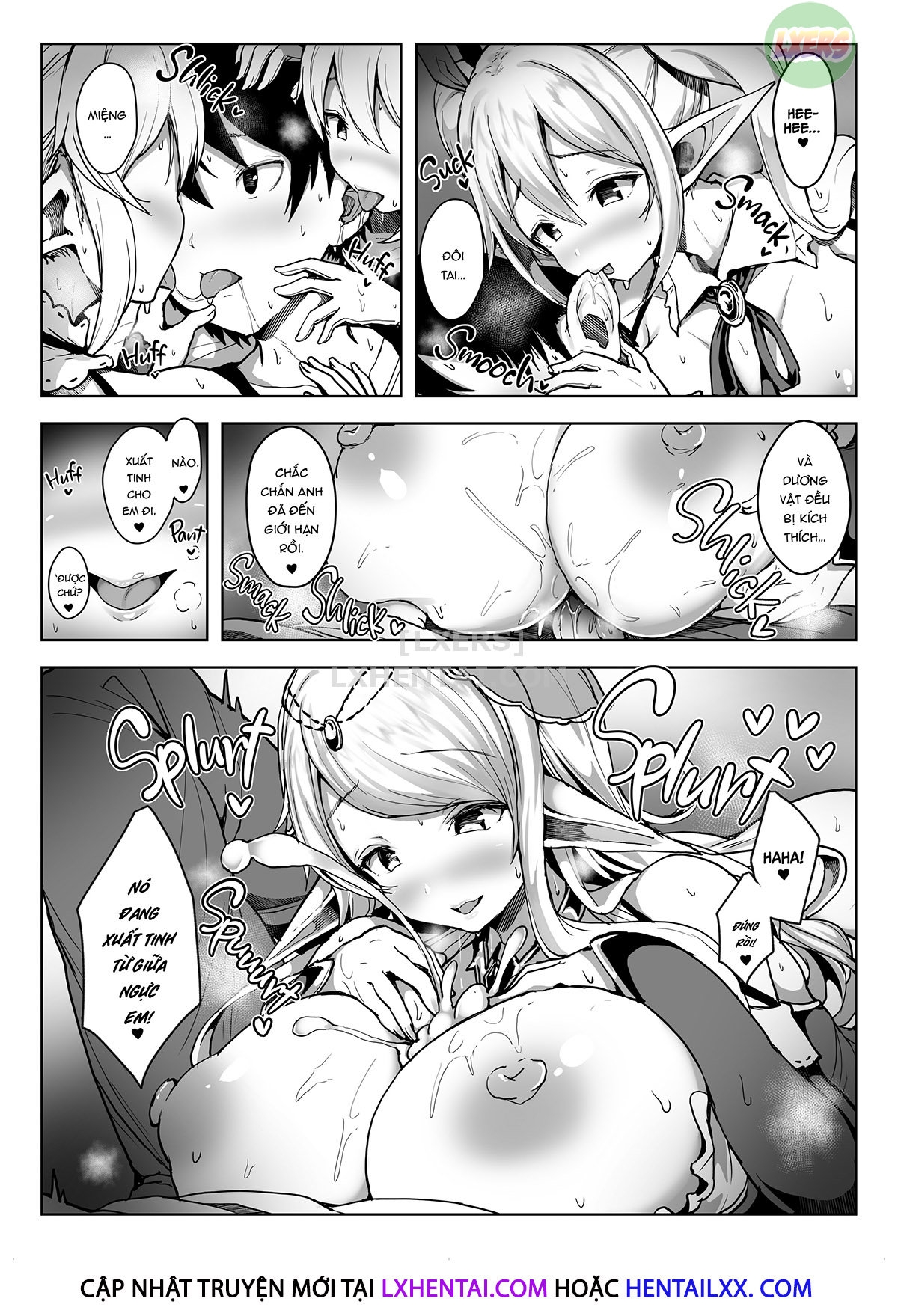 Đọc truyện hentai Elf Harem - Oneshot