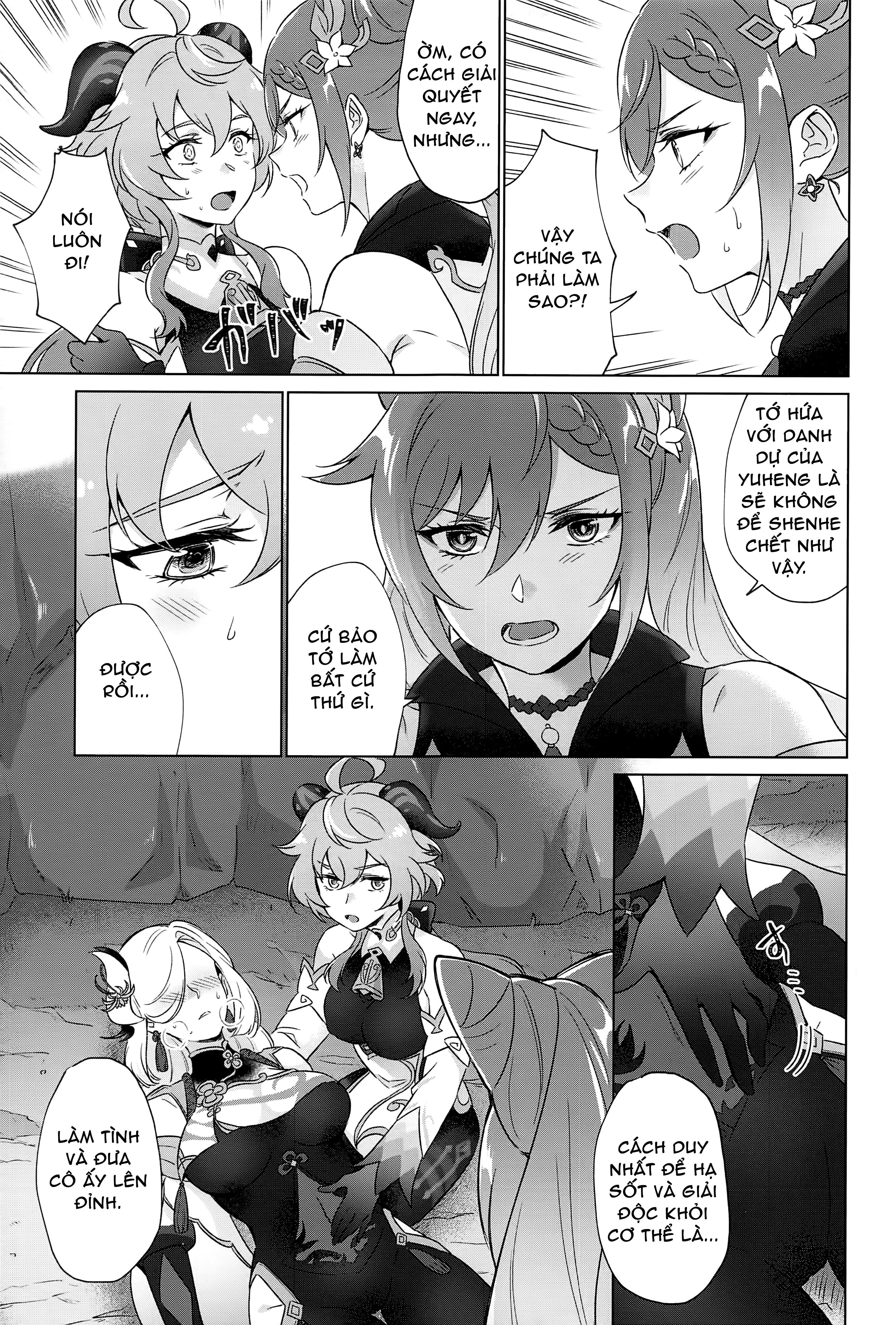 Đọc truyện hentai Nghiệm pháp tình dục kiểu Liyue - Oneshot full