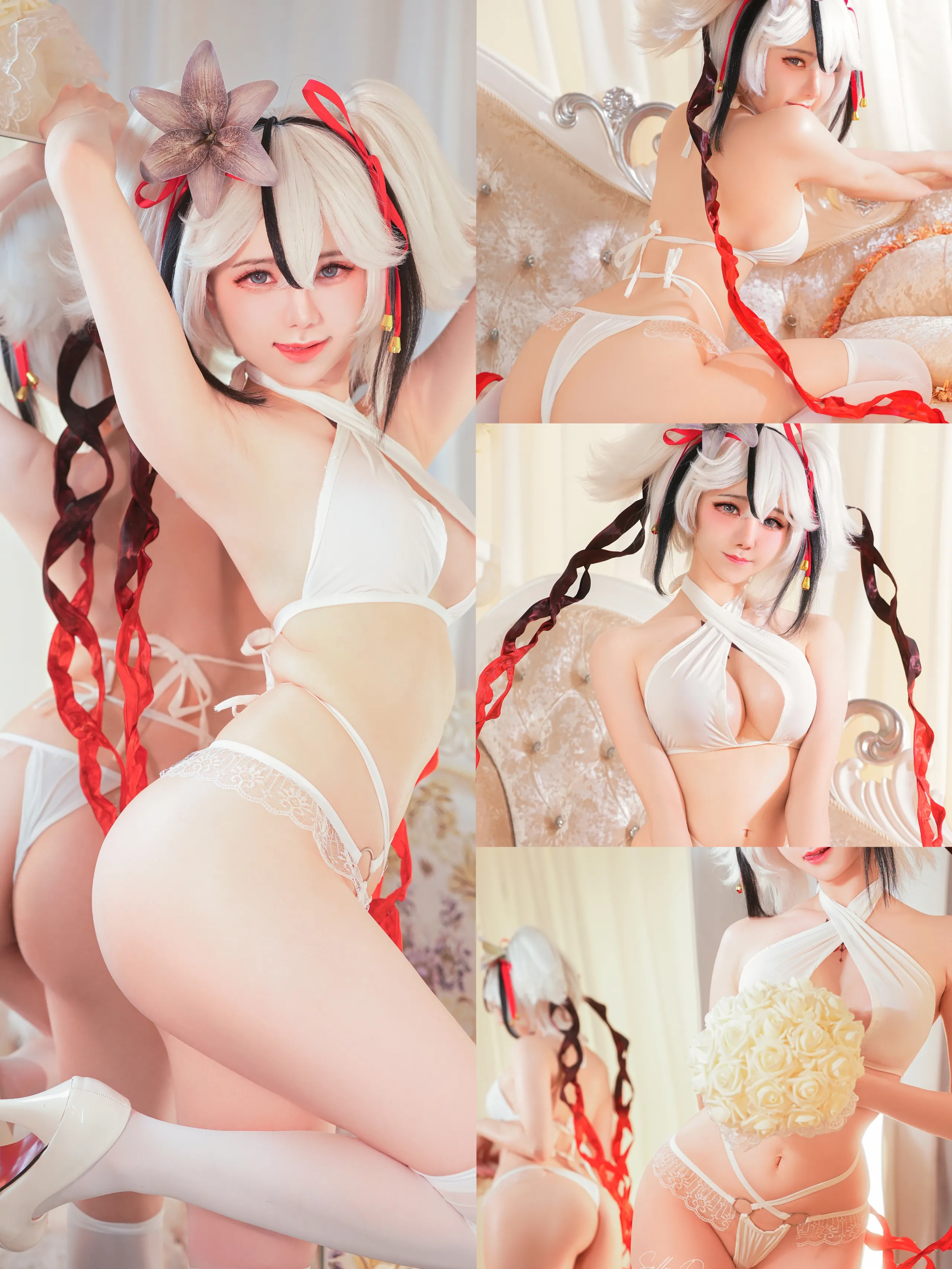 Đọc truyện hentai Tuyển tập Albums siêu phẩm Cosplay - Chap 1099 - Sally Dorasnow - Camellya Bridal Lingerie
