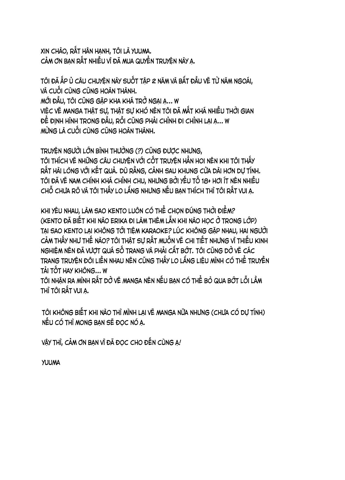 Đọc truyện hentai Chắc chắn, và mãi mãi, bên anh (nguyên tác) - Oneshot