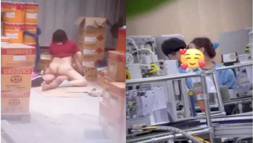 Clip Nóng 18+ Cặp đôi công nhân lén đụ trong kho ở trong khu công nghiệp - Tổng Hợp Clip Nóng 18+