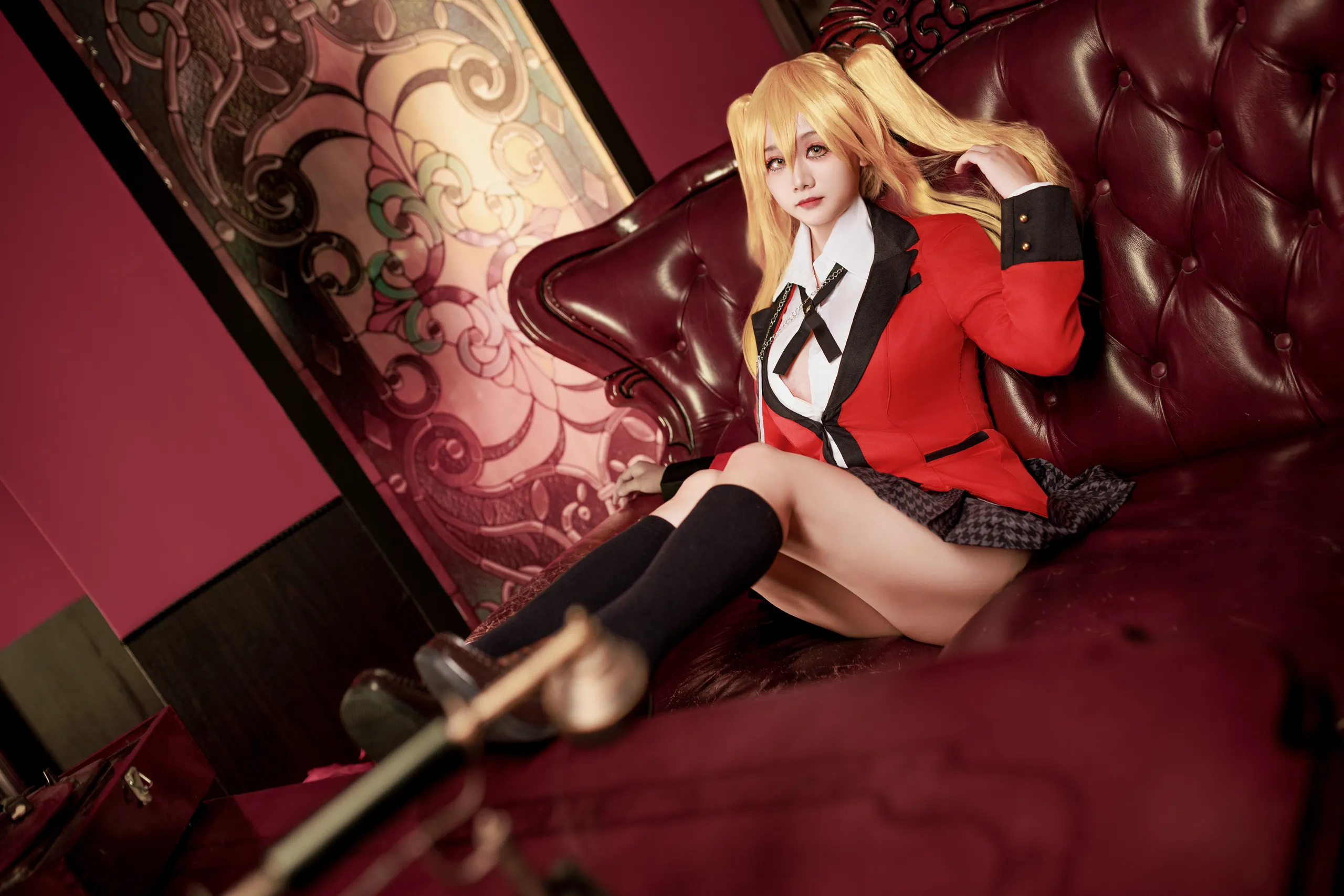 Đọc truyện hentai Tuyển tập Albums siêu phẩm Cosplay - Chap 1109 - A Xuexue - Kakegurui Saotome Meiari Uniform