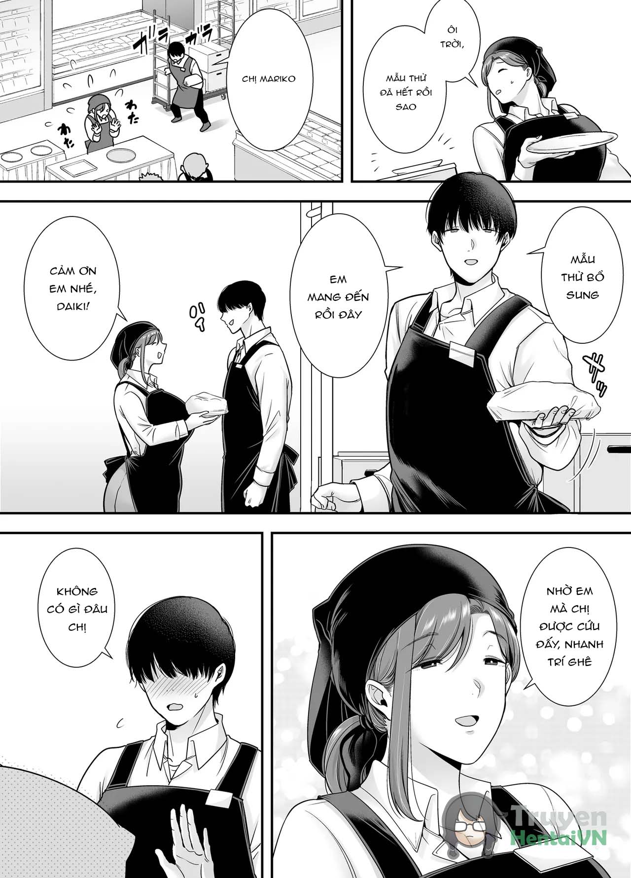 Đọc truyện hentai Mariko và tôi ~ Ngoại tình với một người phụ nữ đã có chồng ở công việc bán thời gian~ - Oneshot