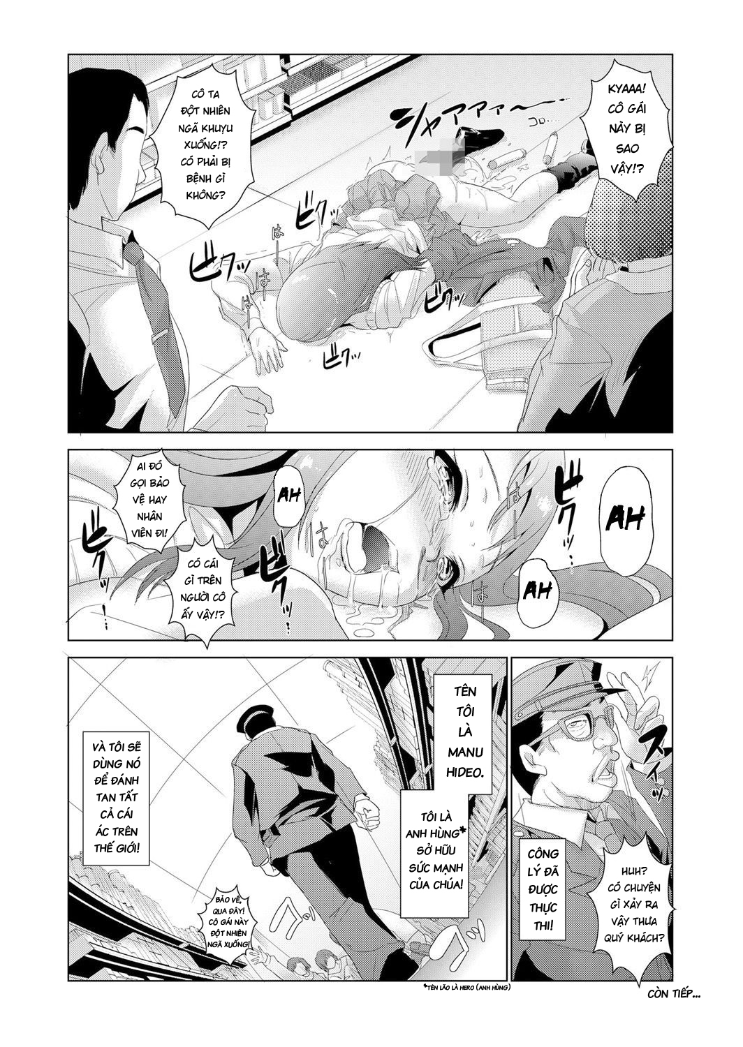 Đọc truyện hentai Ngưng đọng thời gian thay trời hành đạo!!! - Chap 1 - Tiêu diệt kẻ trộm trong khu mua sắm