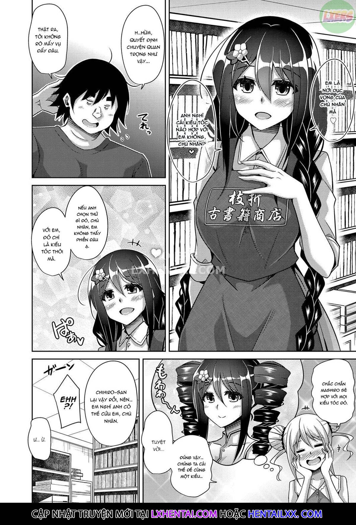 Đọc truyện hentai A Bitch Rose Shrouded In Books - Chap 8