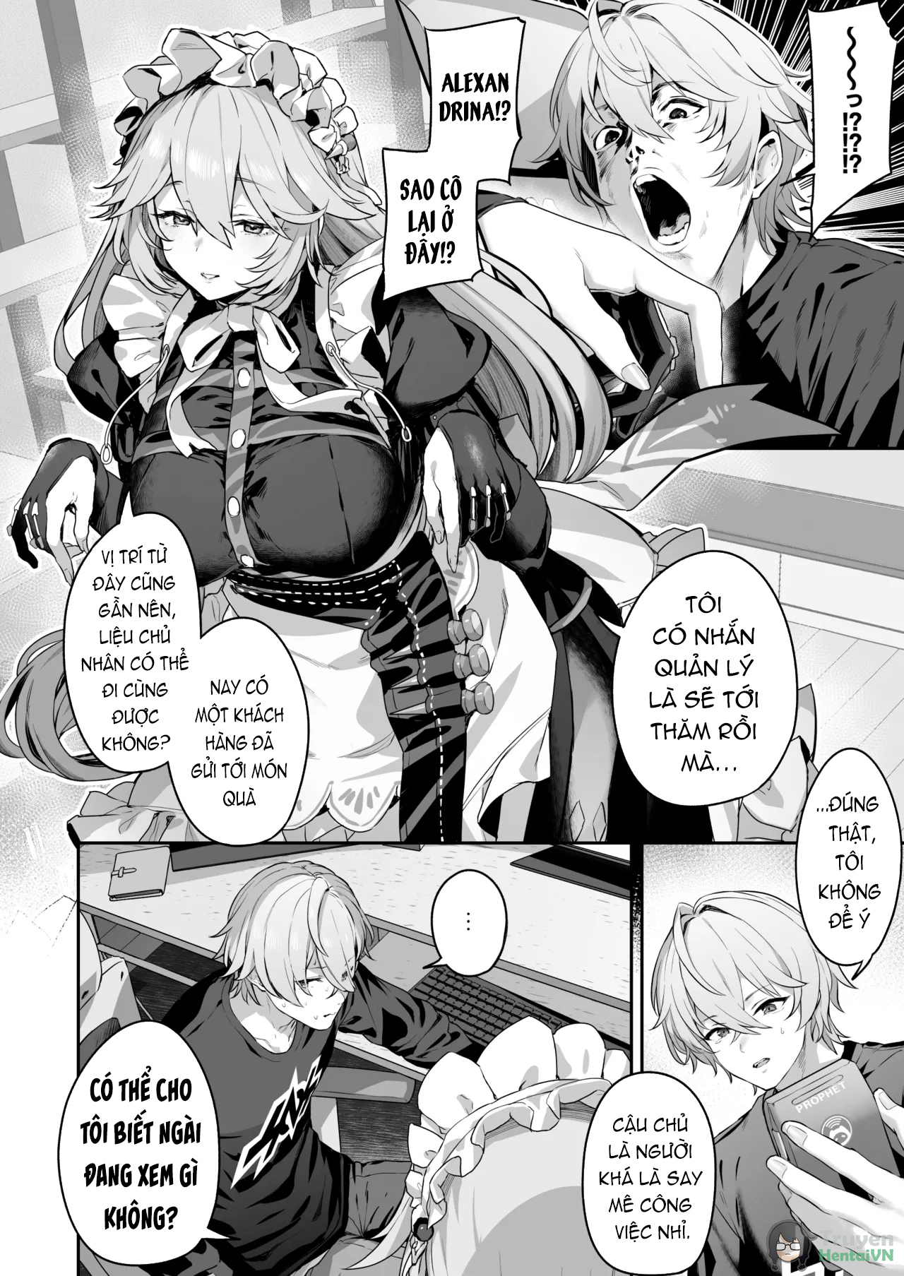 Đọc truyện hentai Em hầu gái ngọt nước của tôi - Oneshot