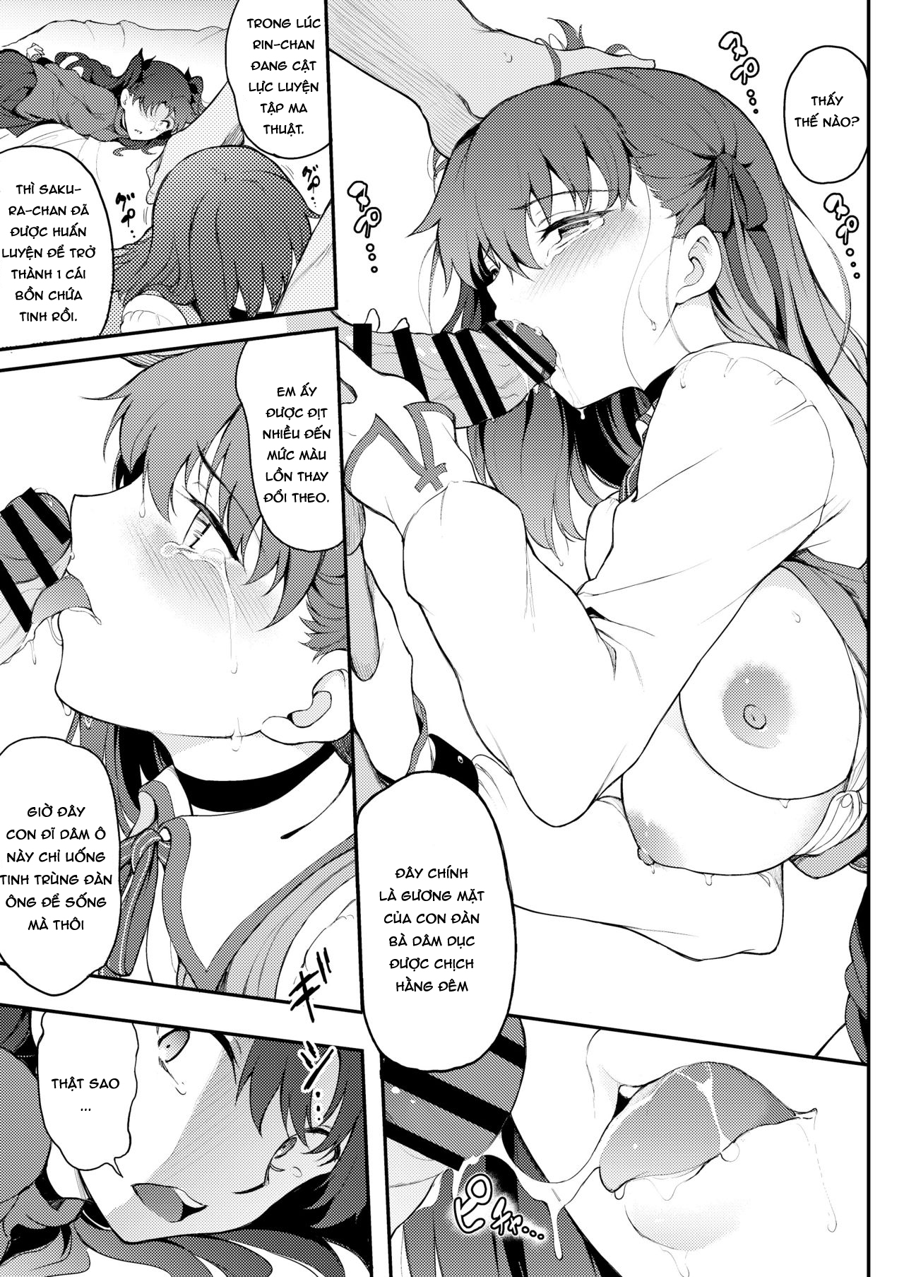 Đọc truyện hentai Chị em nhà Tohsaka sa ngã - Oneshot