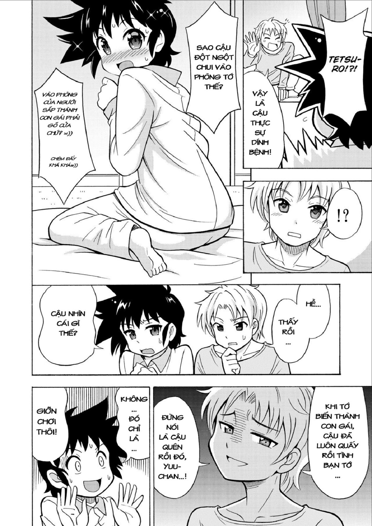 Đọc truyện hentai Nyotaika Influence - Oneshot