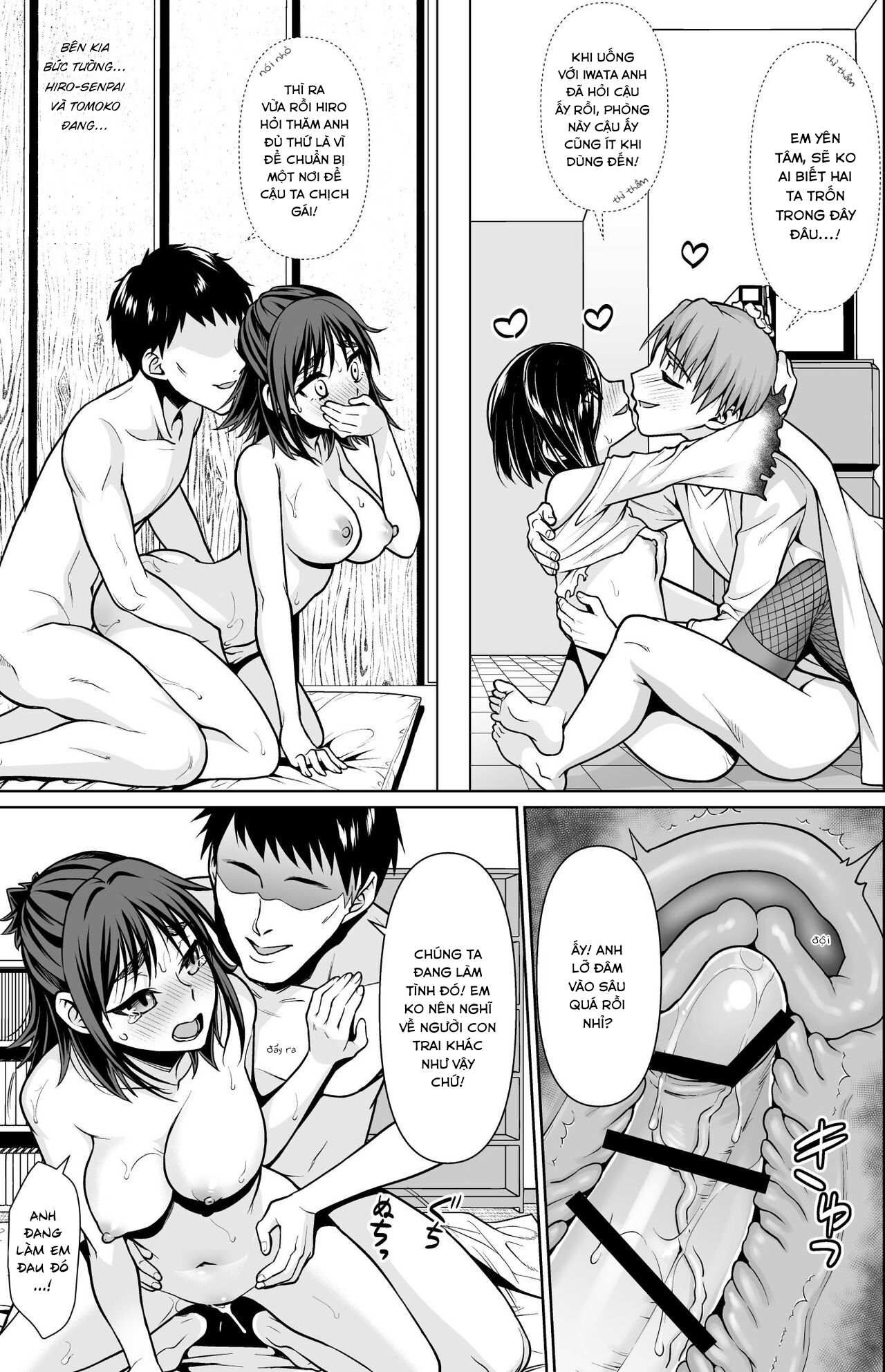 Đọc truyện hentai Nhìn người yêu cắm sừng trong nước mắt - Oneshot
