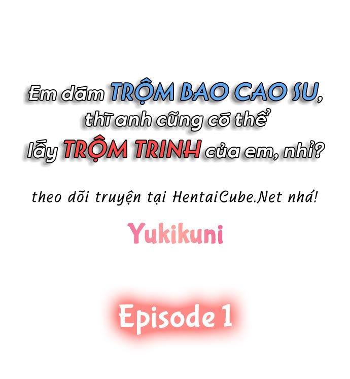 Đọc truyện hentai You Stole Condoms, so I Can Steal Your Virginity, Right? - Chap 1