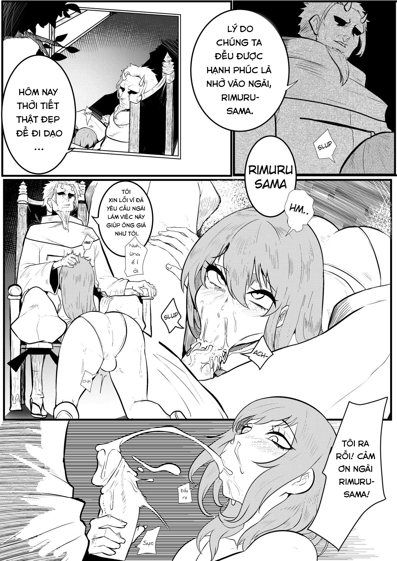 Đọc truyện hentai Ngày mà tôi được đầu thai thành phò slime - Oneshot (Không màu)