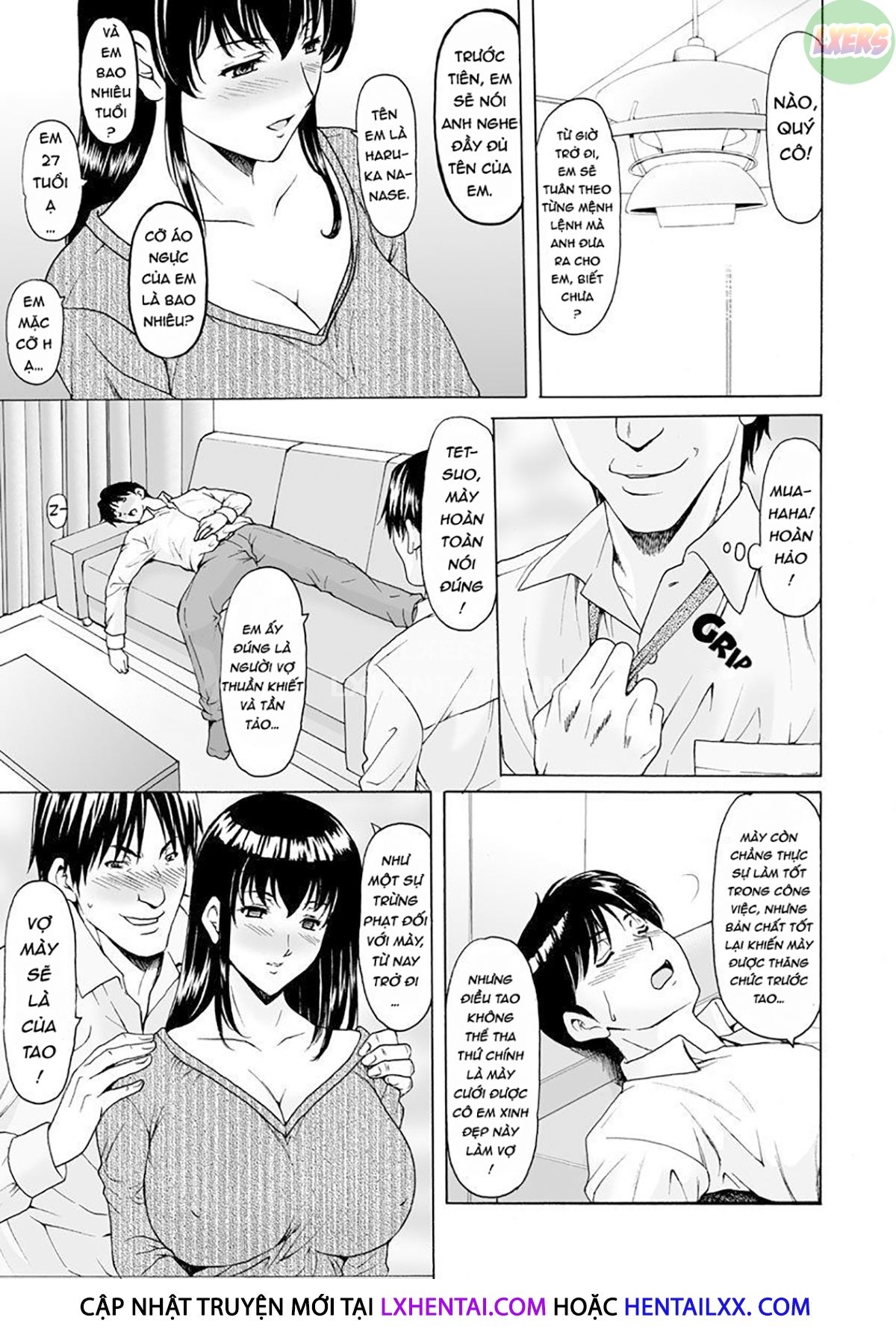 Đọc truyện hentai Thôi Miên Cô Vợ Ngây Thơ Của Đồng Nghiệp - Chap 1