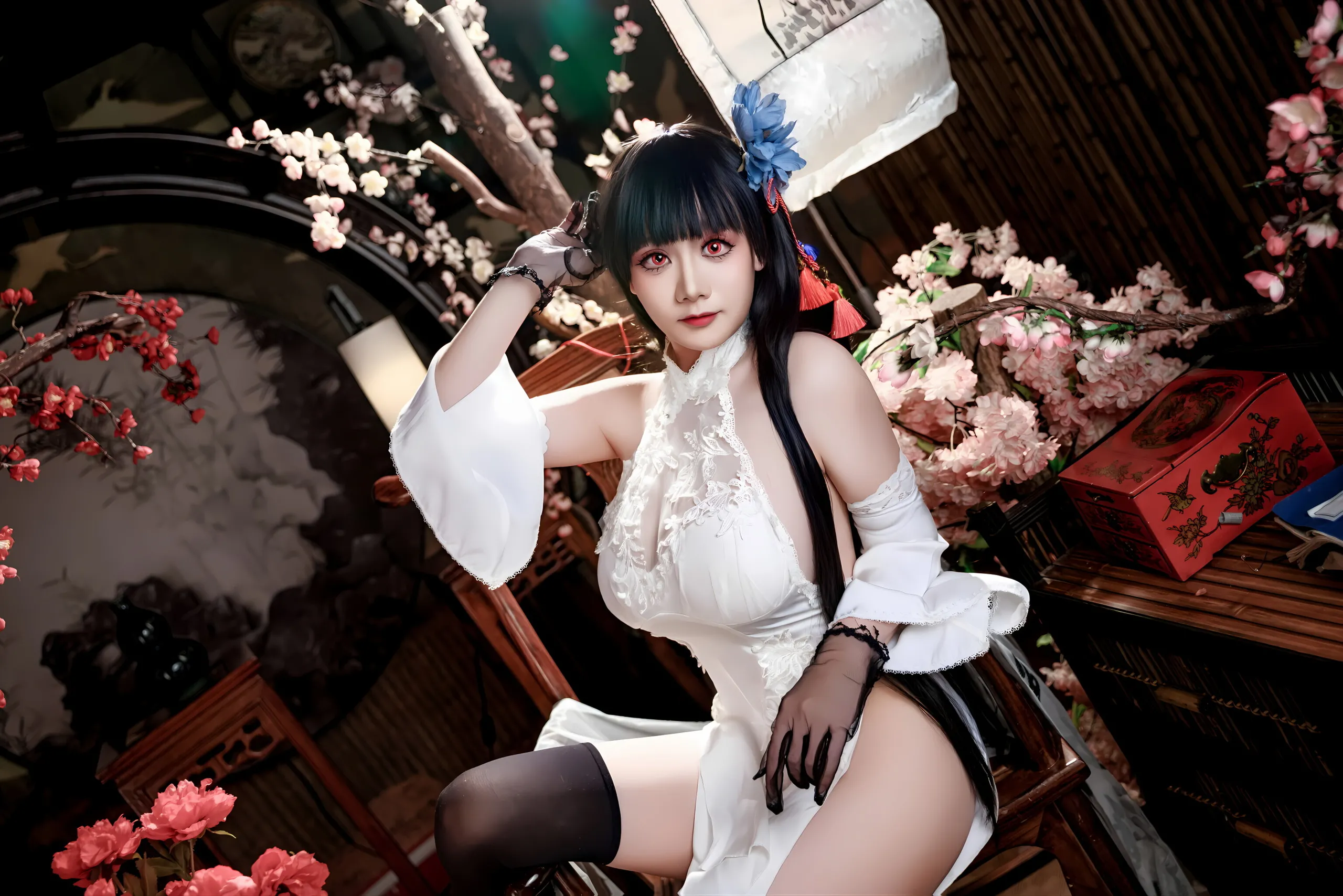 Đọc truyện hentai Tuyển tập Albums siêu phẩm Cosplay - Chap 1145 - A Xuexue - Azur Lane Yixian Cheongsam