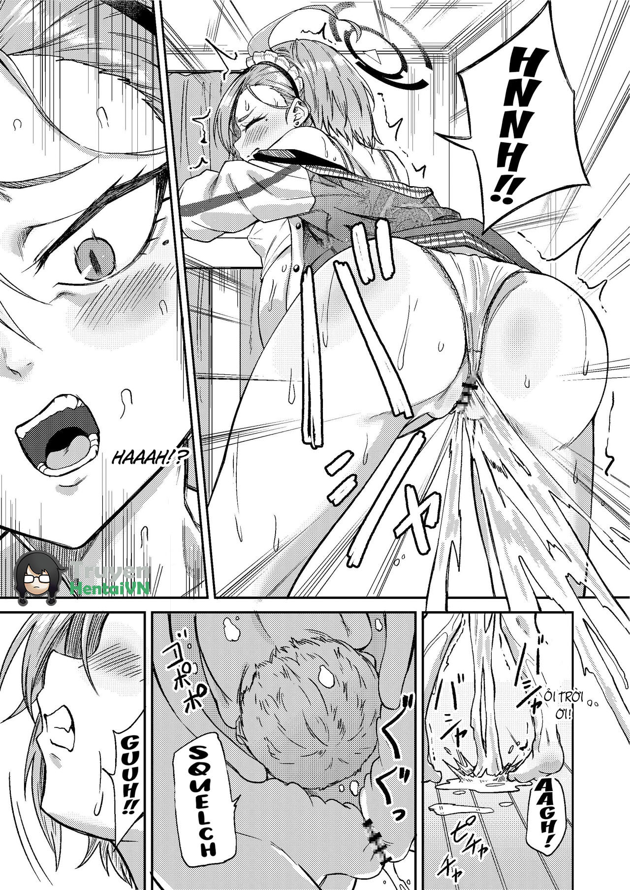 Đọc truyện hentai Sensei Wari Umarechau (Blue Archive) - Oneshot