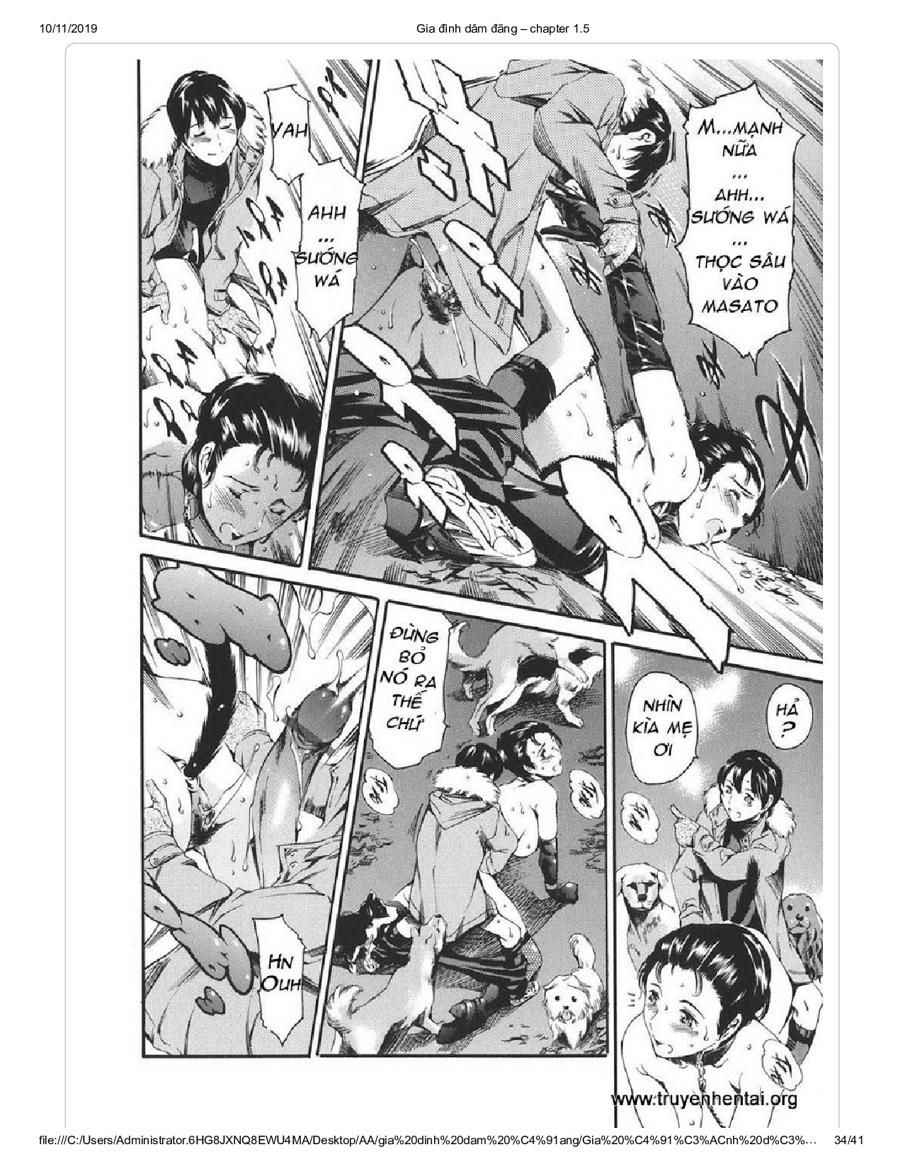 Đọc truyện hentai Katei no Jijou - Chap 2