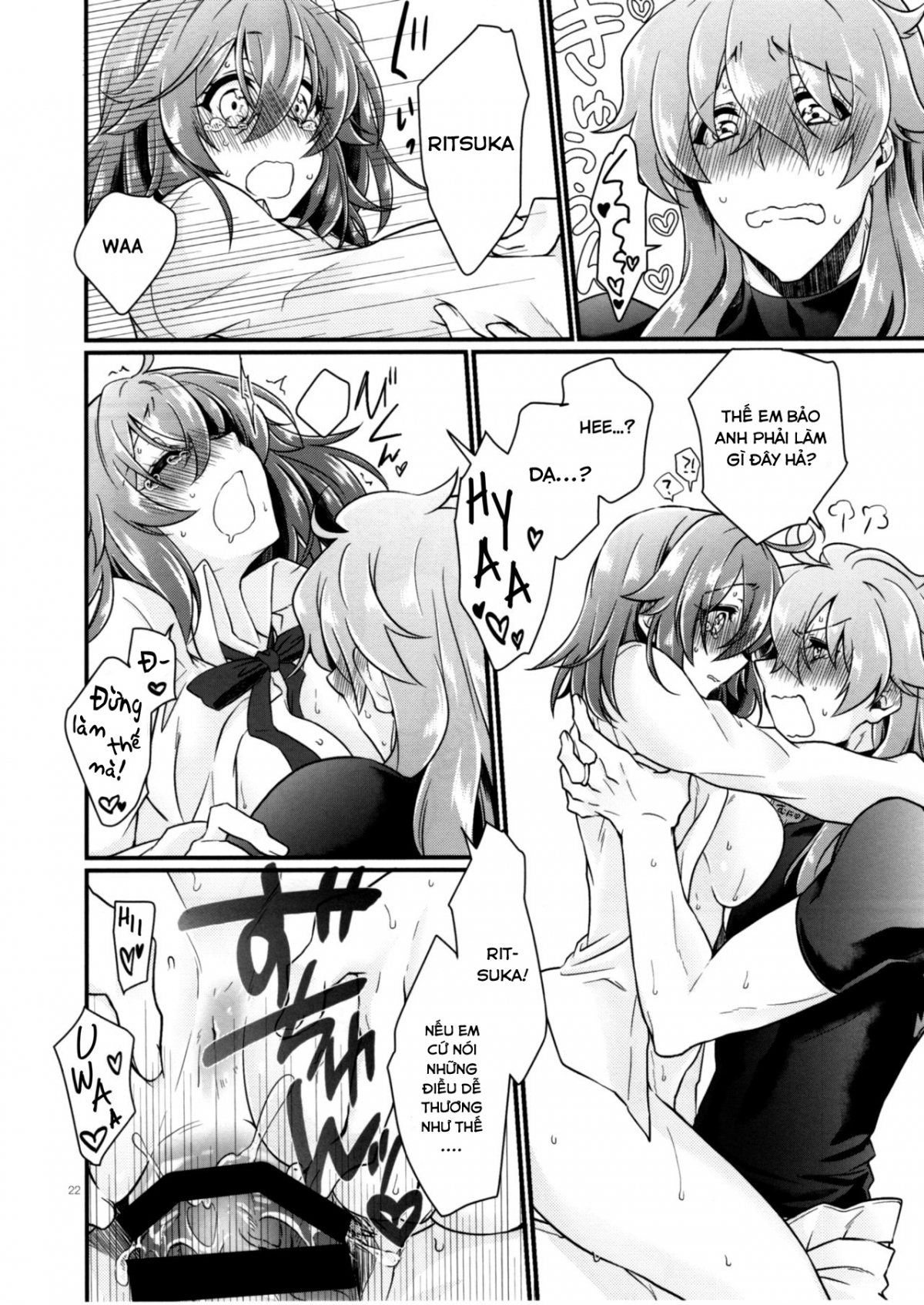 Đọc truyện hentai Doutei o Sutenai to Derarenai Heya ni Tojikomeraretara Happy End ni Natta Hanashi - Oneshot