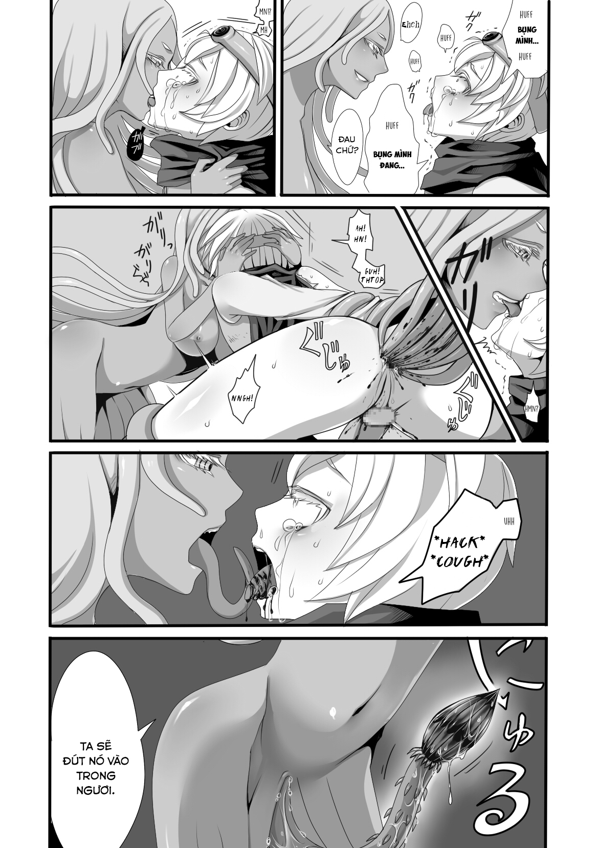 Đọc truyện hentai Quái vật, anh hùng và pháp sư - Oneshot