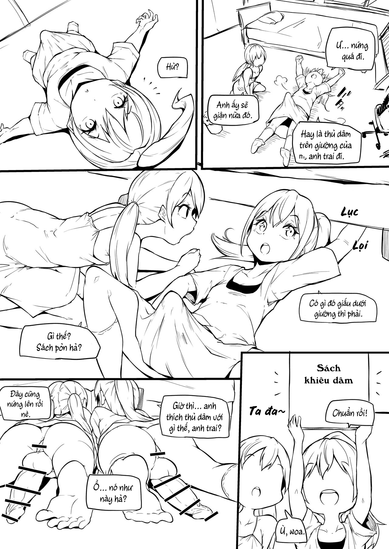 Đọc truyện hentai Chị em song sinh khiến Onii-chan trở thành nữ - Oneshot