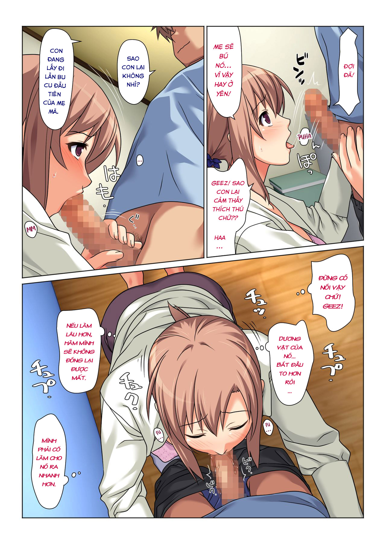 Đọc truyện hentai His Mother gets him off every day as long as his grades improve - Oneshot-1