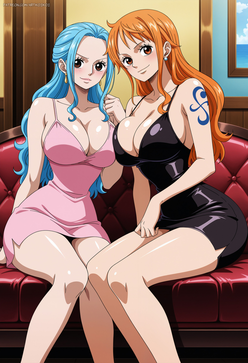 Đọc truyện hentai Tuyển tập Albums Art hentai - Chap 407 - Nami + Vivi | One Piece