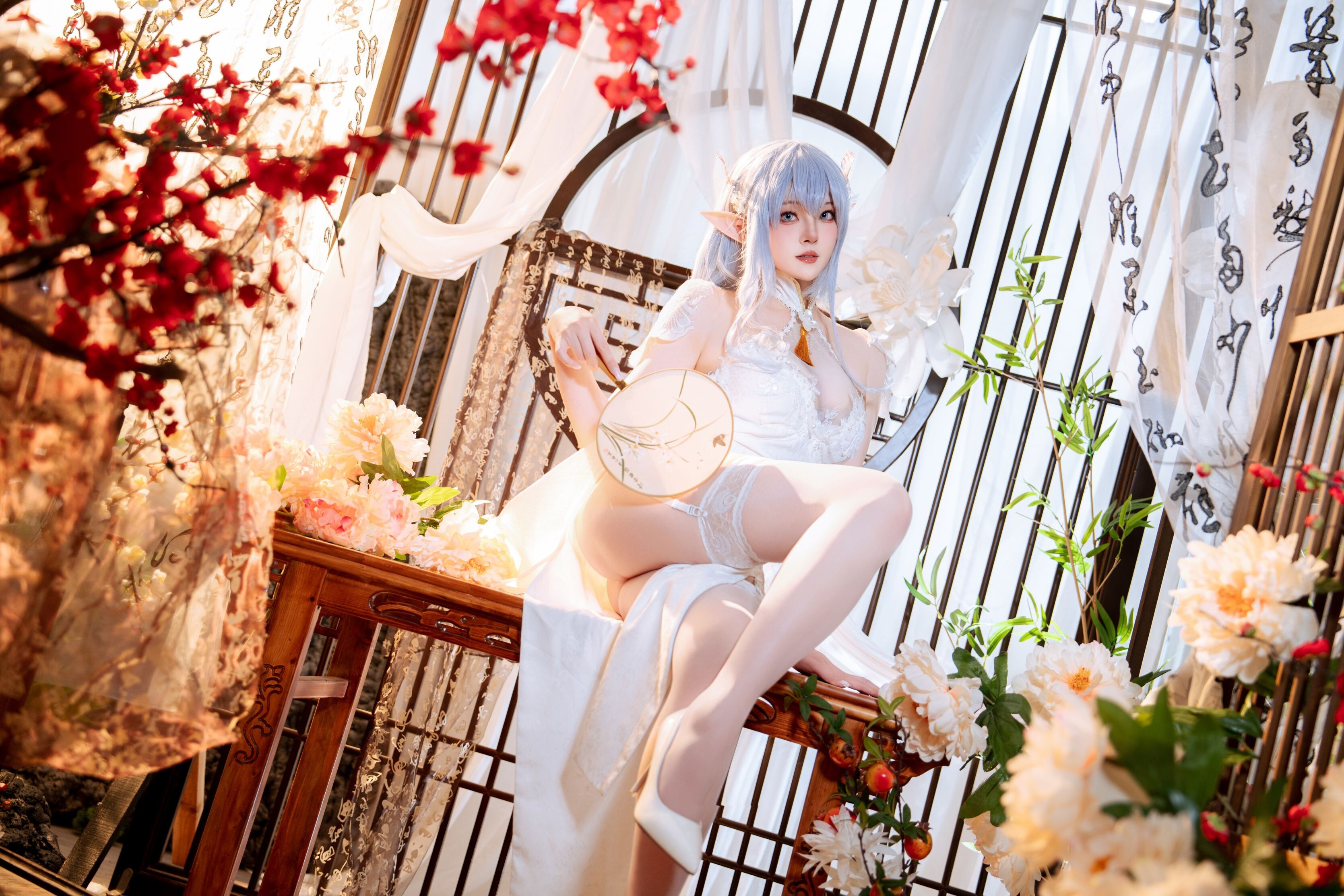 Đọc truyện hentai Tuyển tập Albums siêu phẩm Cosplay - Chap 978 - Natsuko - Azur Lane Albion Cheongsam