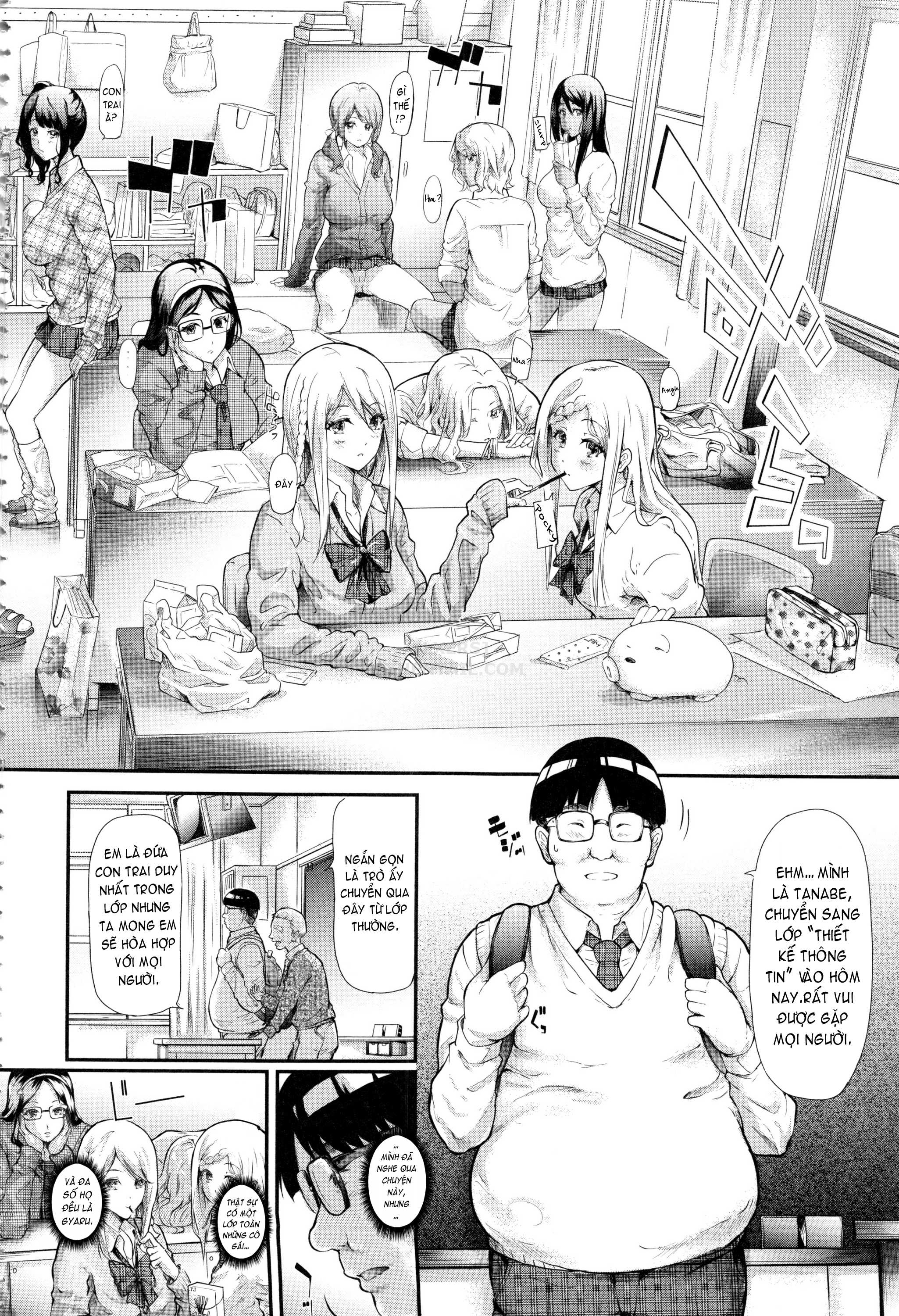 Đọc truyện hentai Gal Tomo Harem - Chap 1