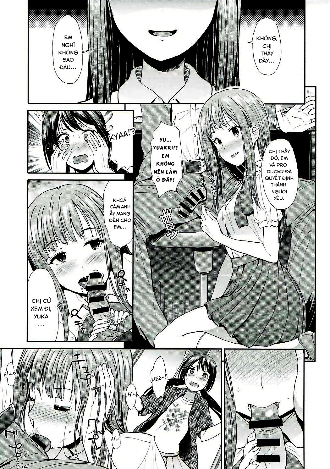 Đọc truyện hentai Daraku no Yuri Etsuraku no Sono (THE IDOLM@STER CINDERELLA GIRLS) - Oneshot