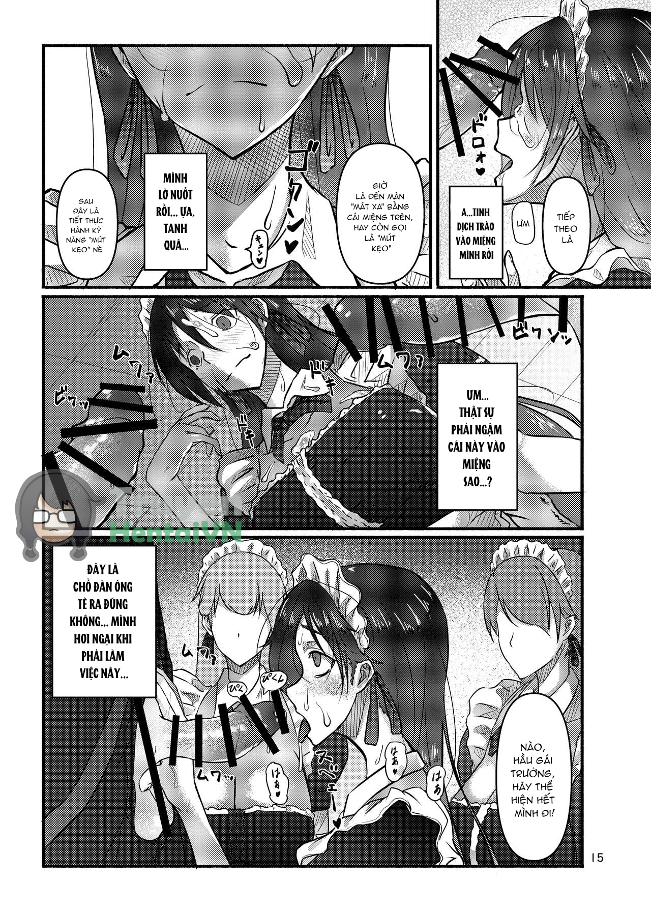 Đọc truyện hentai Futsuu no Inkya no JK Datta kedo, Maid ni Sarete, Makasare Haramasare Shussan Saserarete Bitch ni Naremashita! - Oneshot