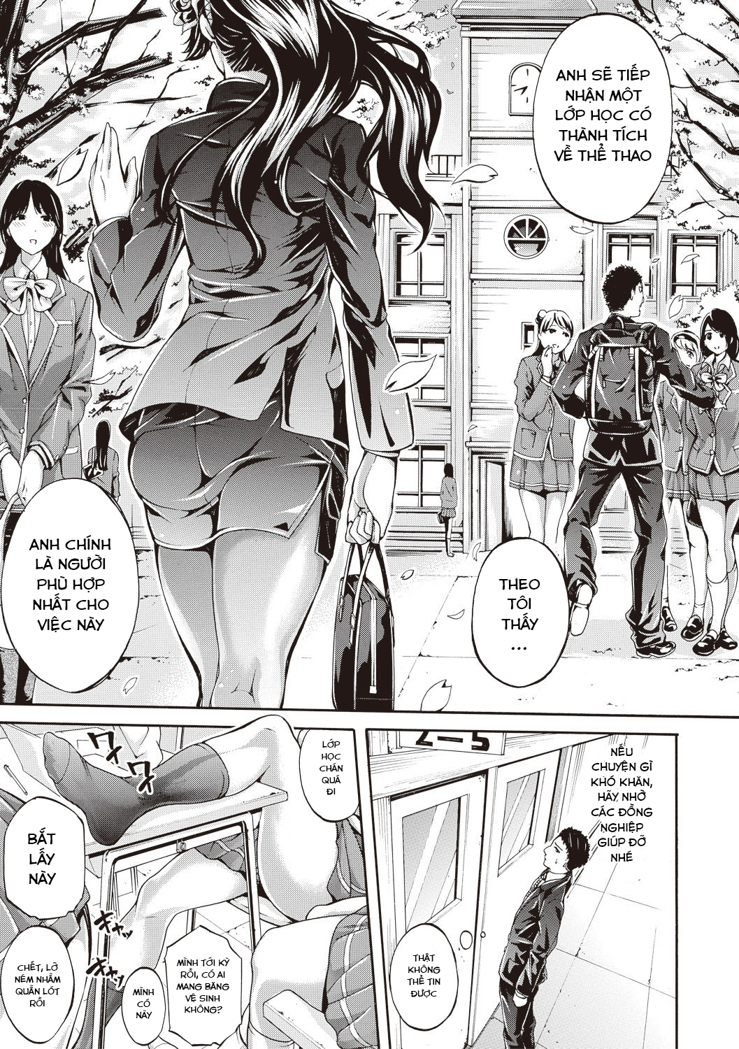 Đọc truyện hentai Bukatsu Shoujo Paradise ~ Asekkaki no Tenshi-tachi - Chap 1