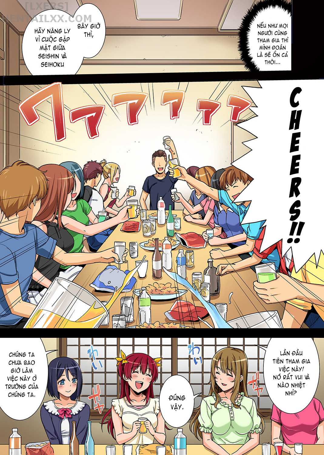 Đọc truyện hentai Bou Yuumei Shiritsu Daigaku YariCir No Jittai ~ - Chap 1