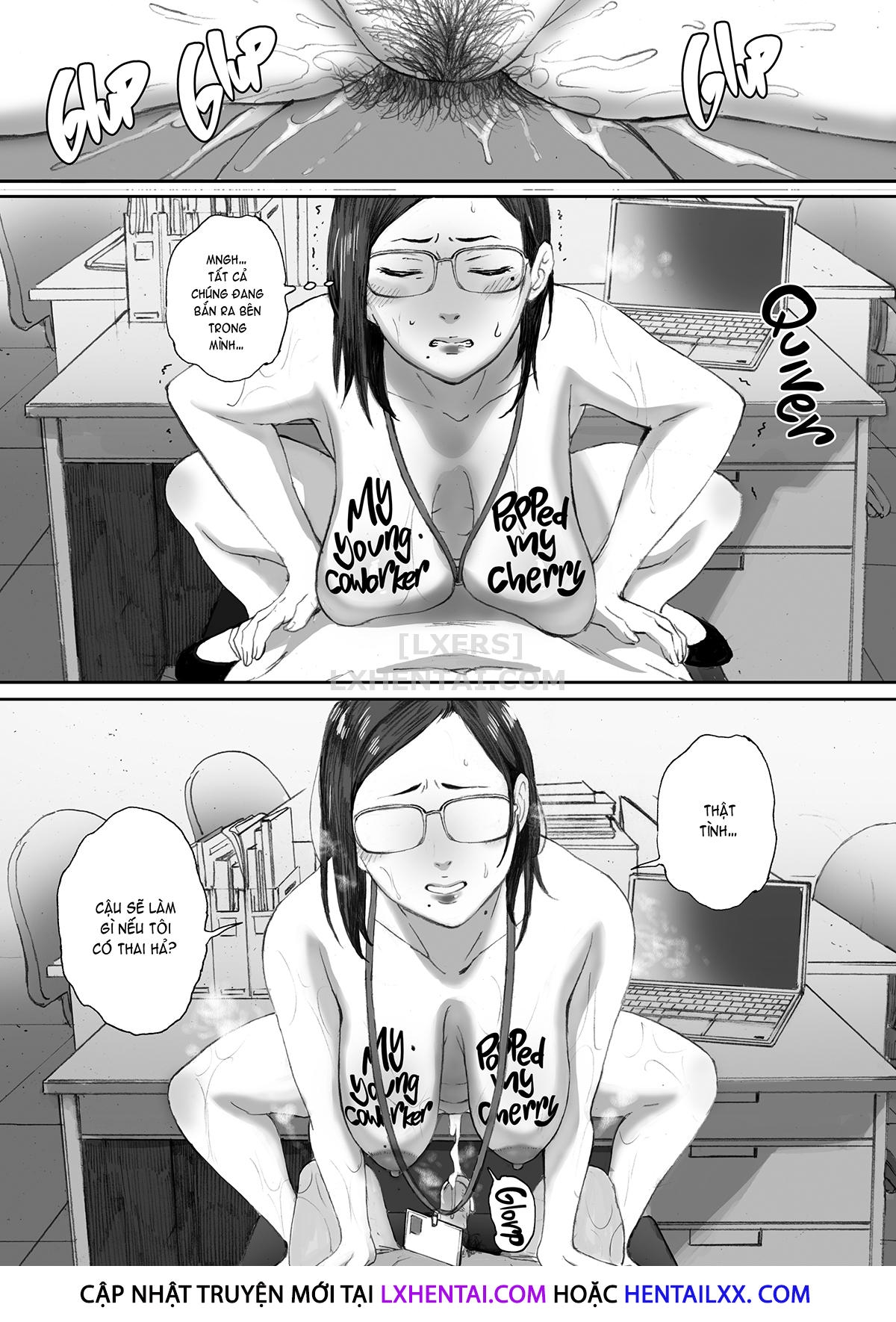 Đọc truyện hentai Middle-Aged Miss Hanada's Defloration - Oneshot