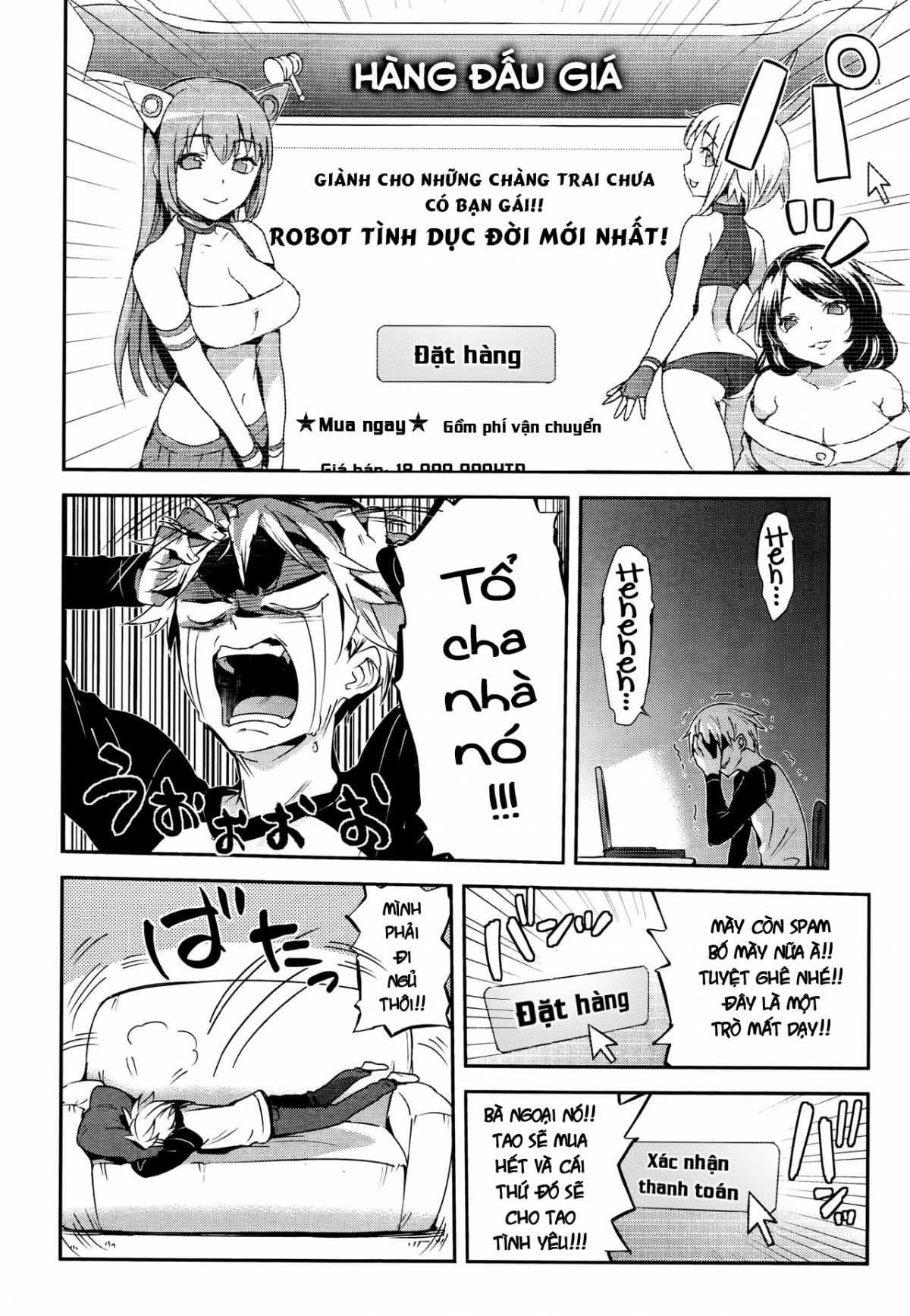 Đọc truyện hentai Tình yêu của người máy - Oneshot