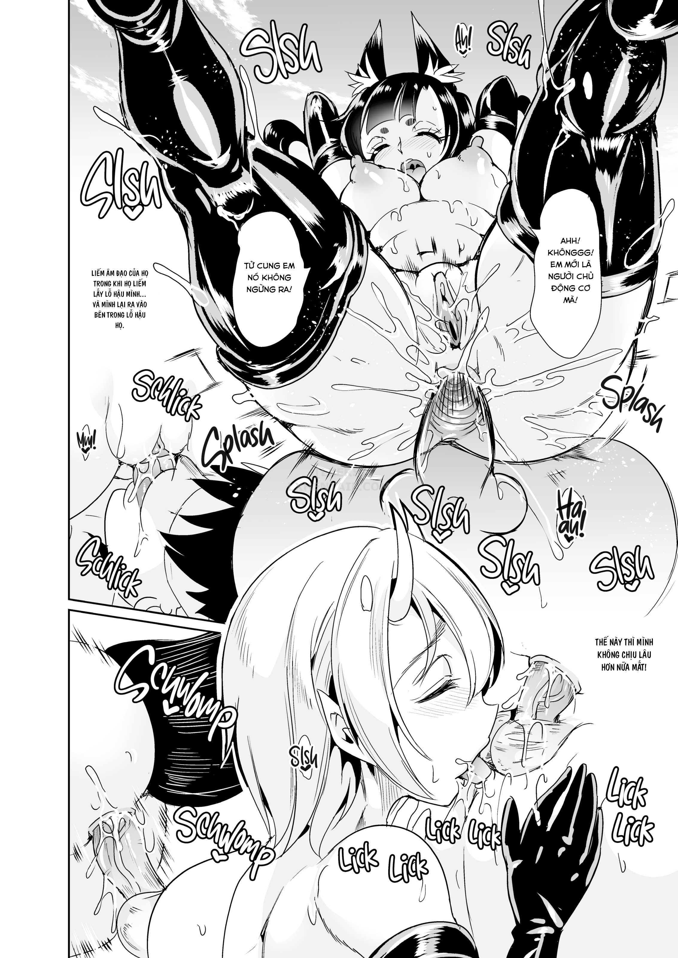 Đọc truyện hentai My Harem in Another World Collection - Chap 8 - Pussy Carousel - 15-girl Sexual Theme Park