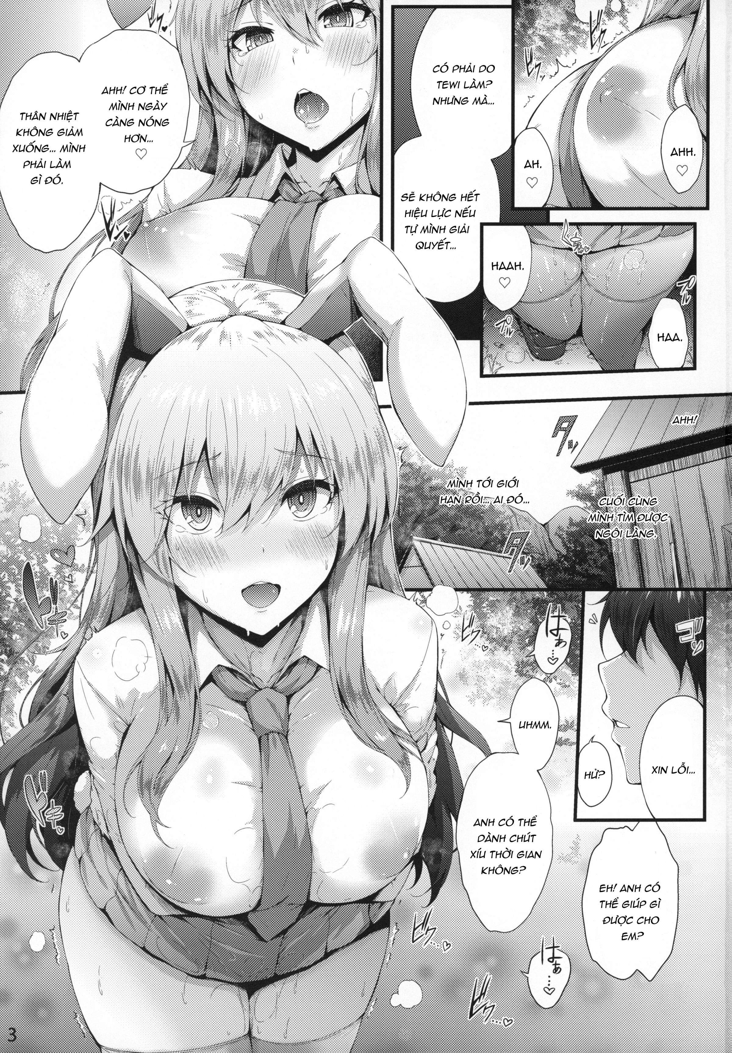Đọc truyện hentai Midare Usagi (Touhou Project) - Oneshot