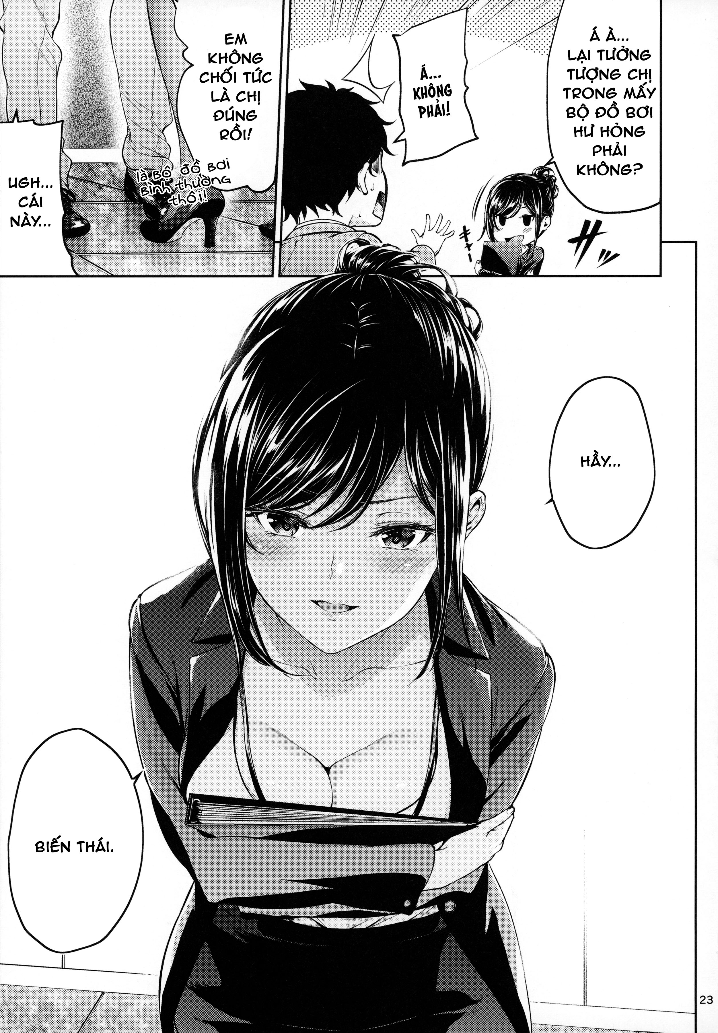 Đọc truyện hentai Tiền bối nơi công sở - Bãi biển và lần đầu