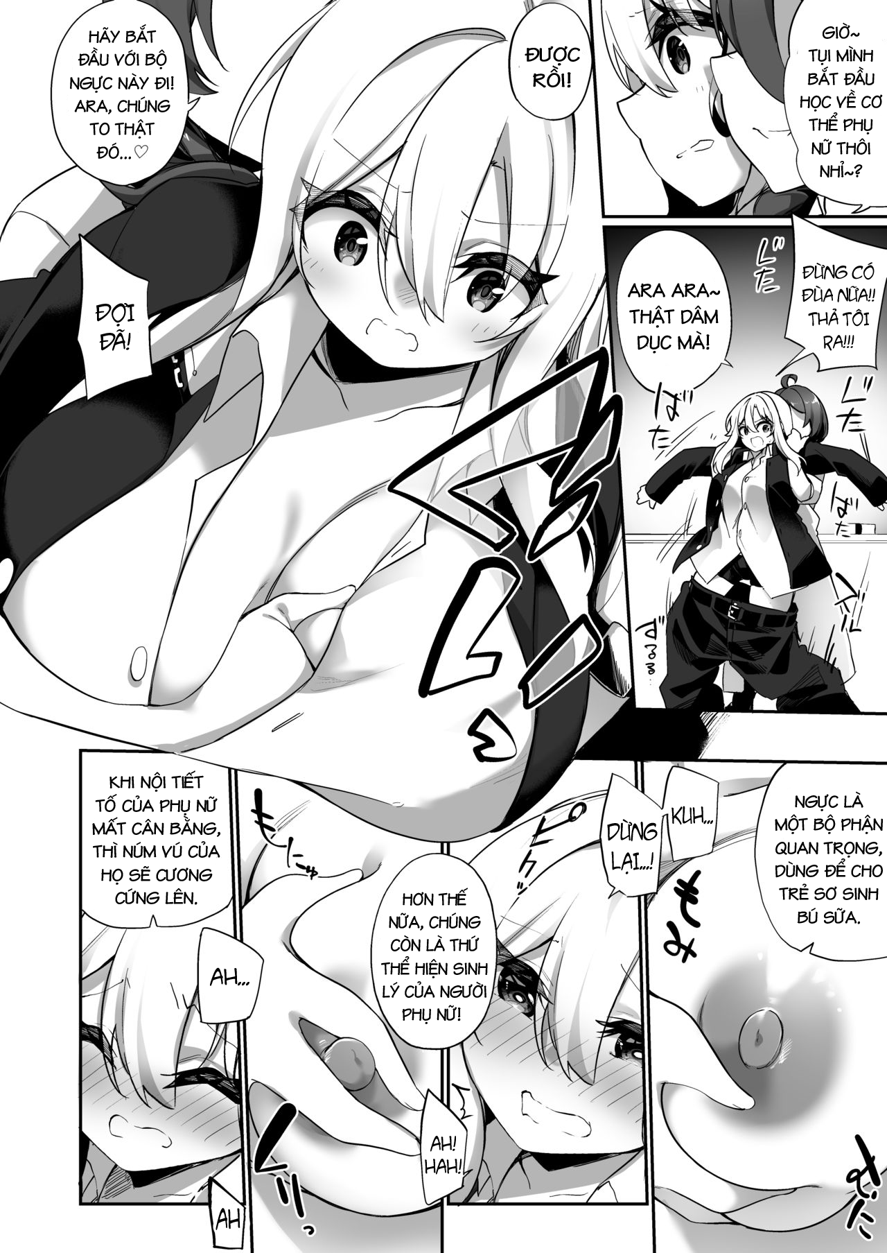 Đọc truyện hentai Ninshin Shussan Taiken Gakushuu no Kyouzai ni Sareta Ore - Oneshot