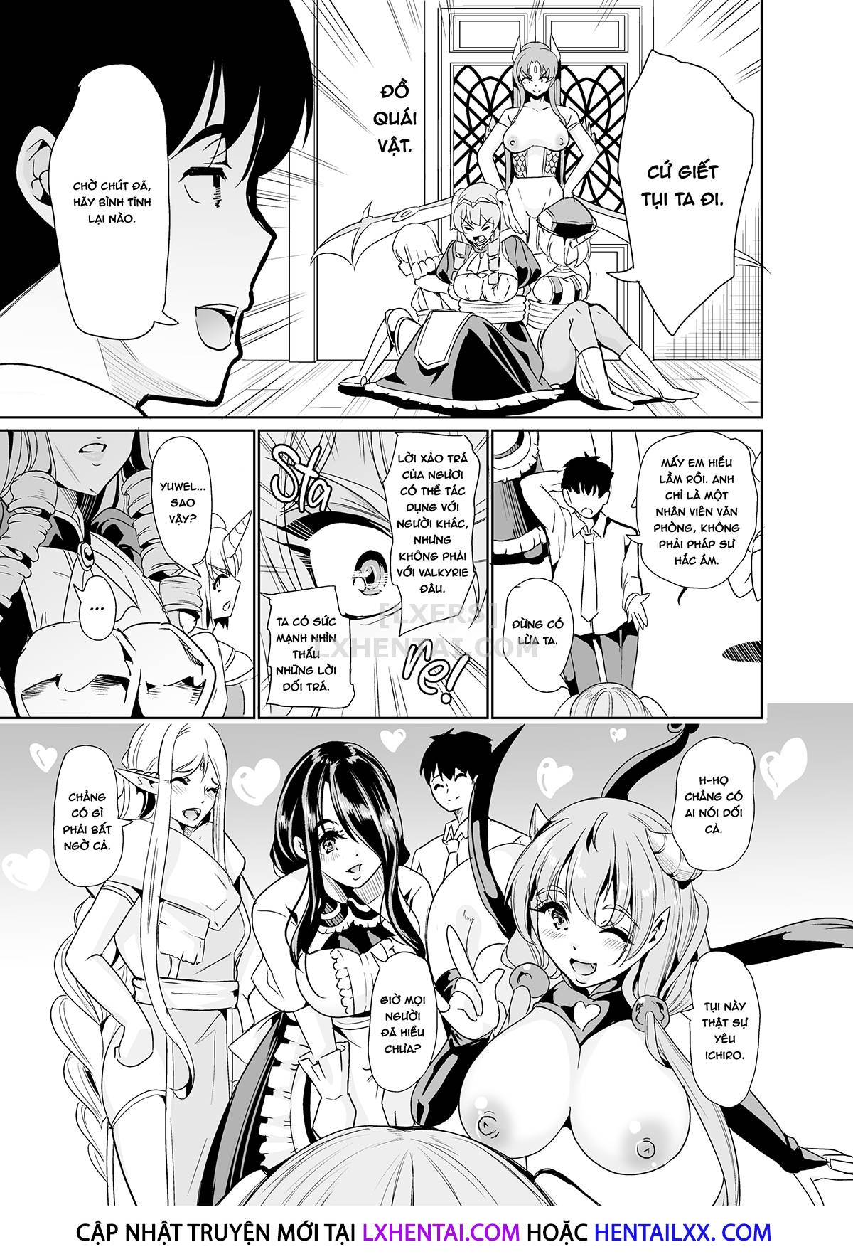 Đọc truyện hentai My Harem in Another World Collection - Chap 9 - Defeated by Dick, Fucking for Justice