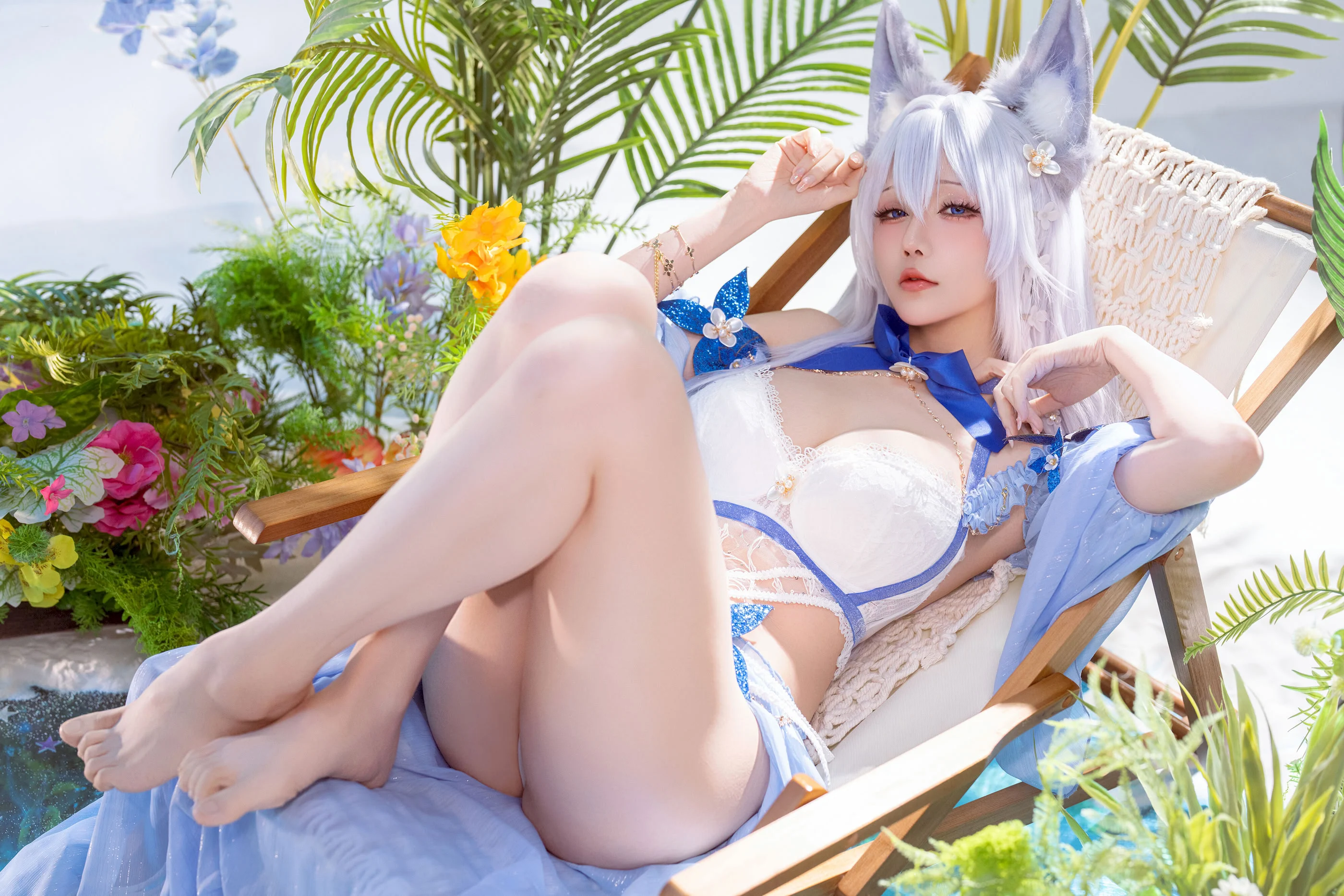 Đọc truyện hentai Tuyển tập Albums siêu phẩm Cosplay - Chap 1395 - Star's Lingering - Azur Lane Shinano Swimsuit