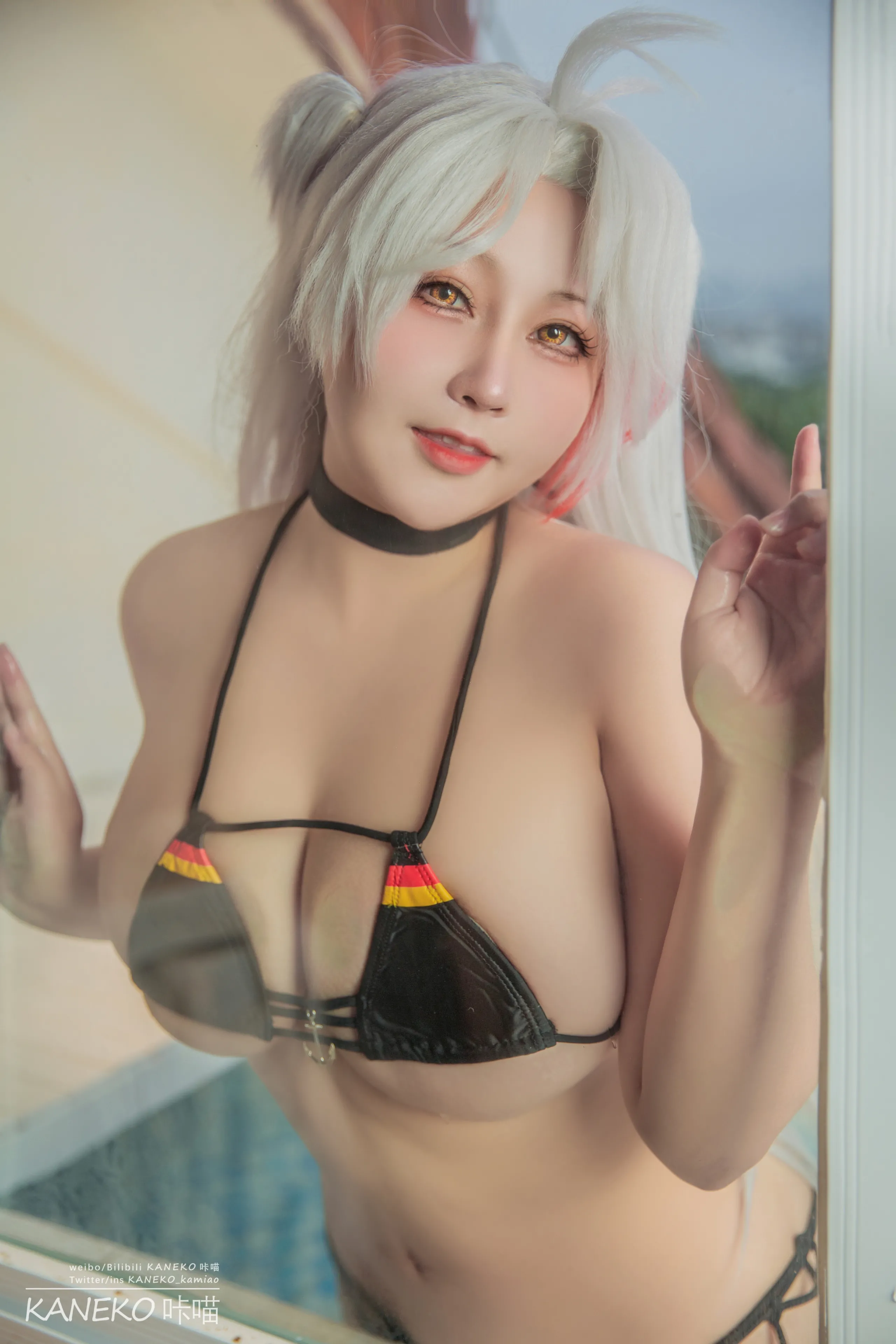 Đọc truyện hentai Tuyển tập Albums siêu phẩm Cosplay - Chap 1128 - KANEKO - Azur Lane Prince Eugen Swimsuit