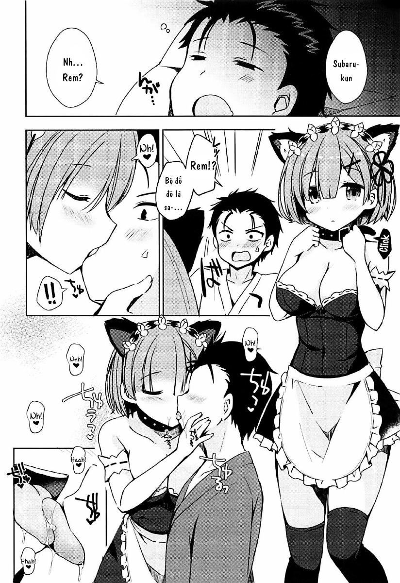 Đọc truyện hentai Em Là Chú Mèo Dâm Đãng Của Anh ! (Re: Zero Kara Hajimeru Isekai Seikatsu) - Oneshot