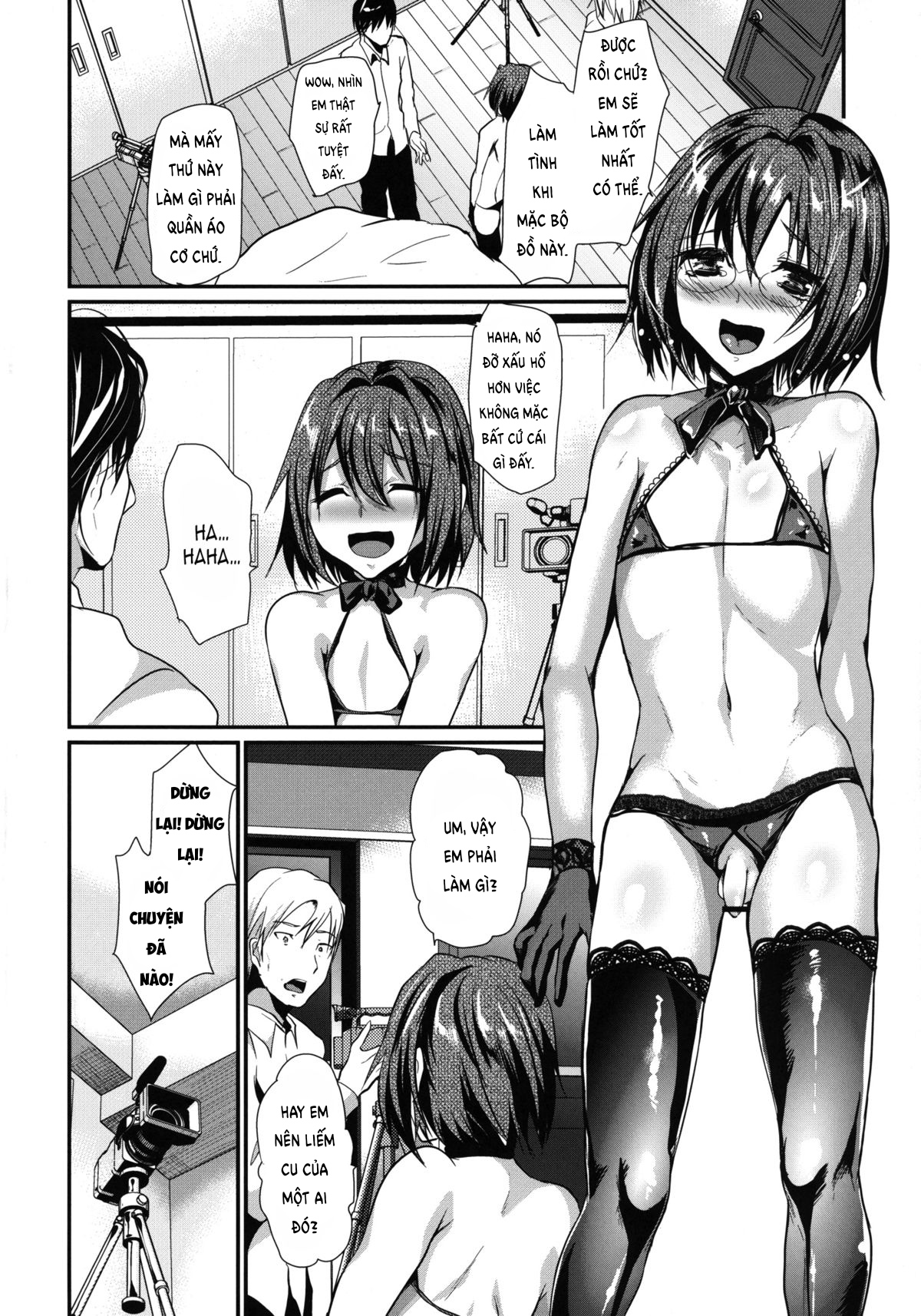 Đọc truyện hentai Hamedori FUCK!! Josou Shounen Firal Rape - Oneshot