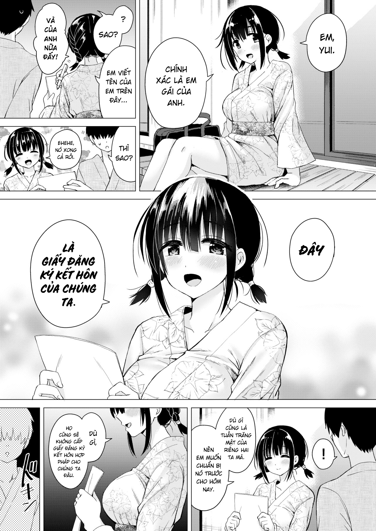 Đọc truyện hentai Câu chuyện làm em bé với cô em gái nhỏ hơn 7 tuổi và có phẩm chất của một người vợ hoàn hảo - Chap 2: End?