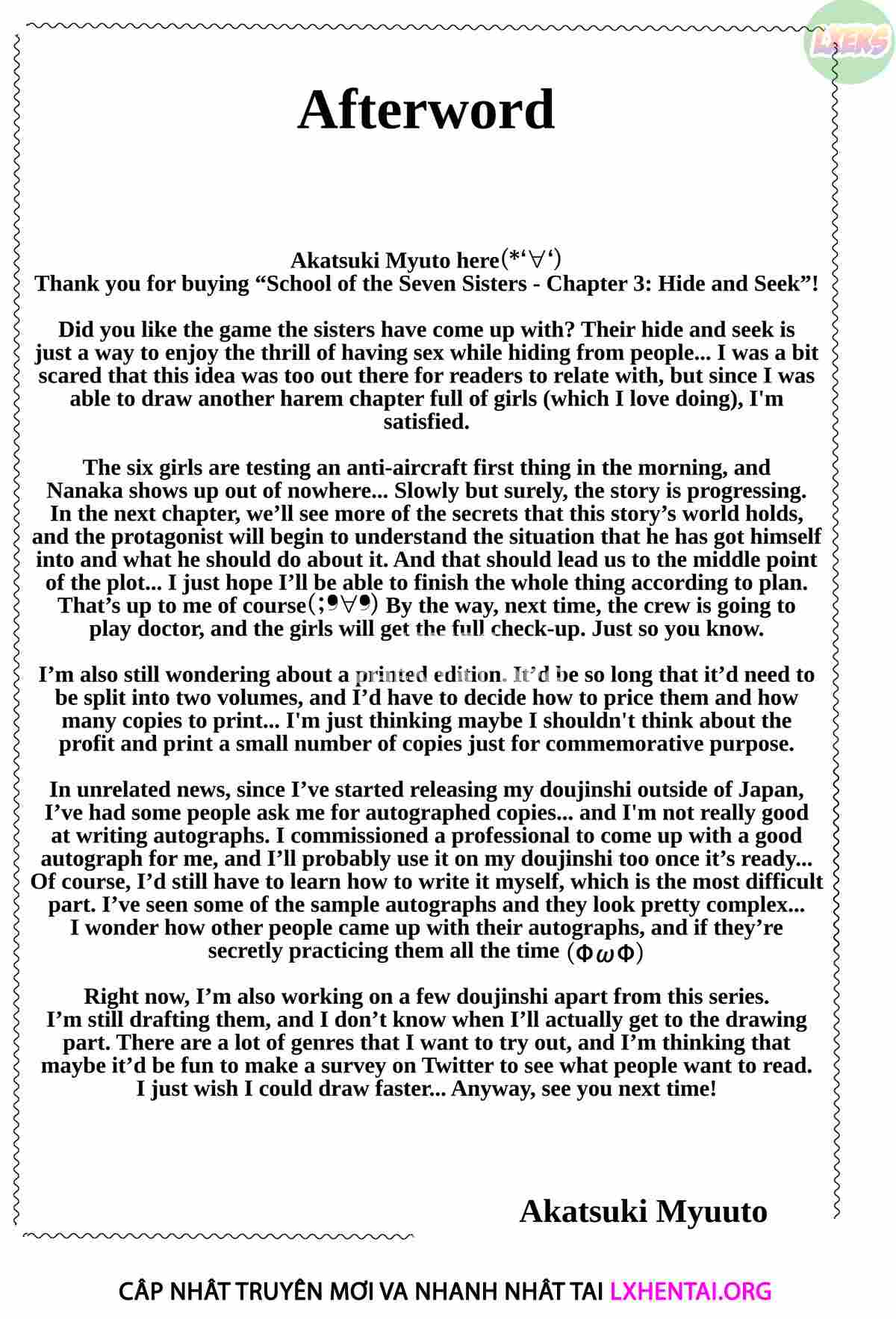 Đọc truyện hentai Nanaka no Rakuen ~Inaka no Gakkou de Bishoujo Harem - Chap 3: Hide and Seek