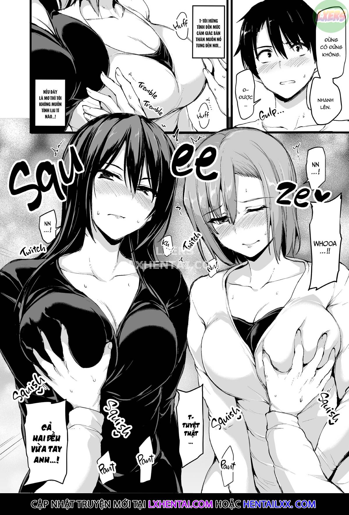 Đọc truyện hentai Không lên đỉnh nổi nếu không có hai cặp vú khủng nên vợ tôi đã đưa bạn của cô ấy đến! - Chap 1