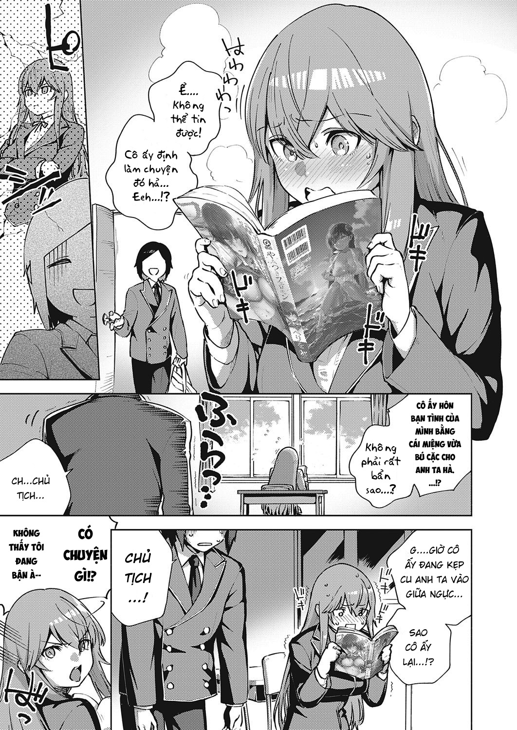 Đọc truyện hentai Hội Trưởng Học Sinh Dâm Đãng - Oneshot